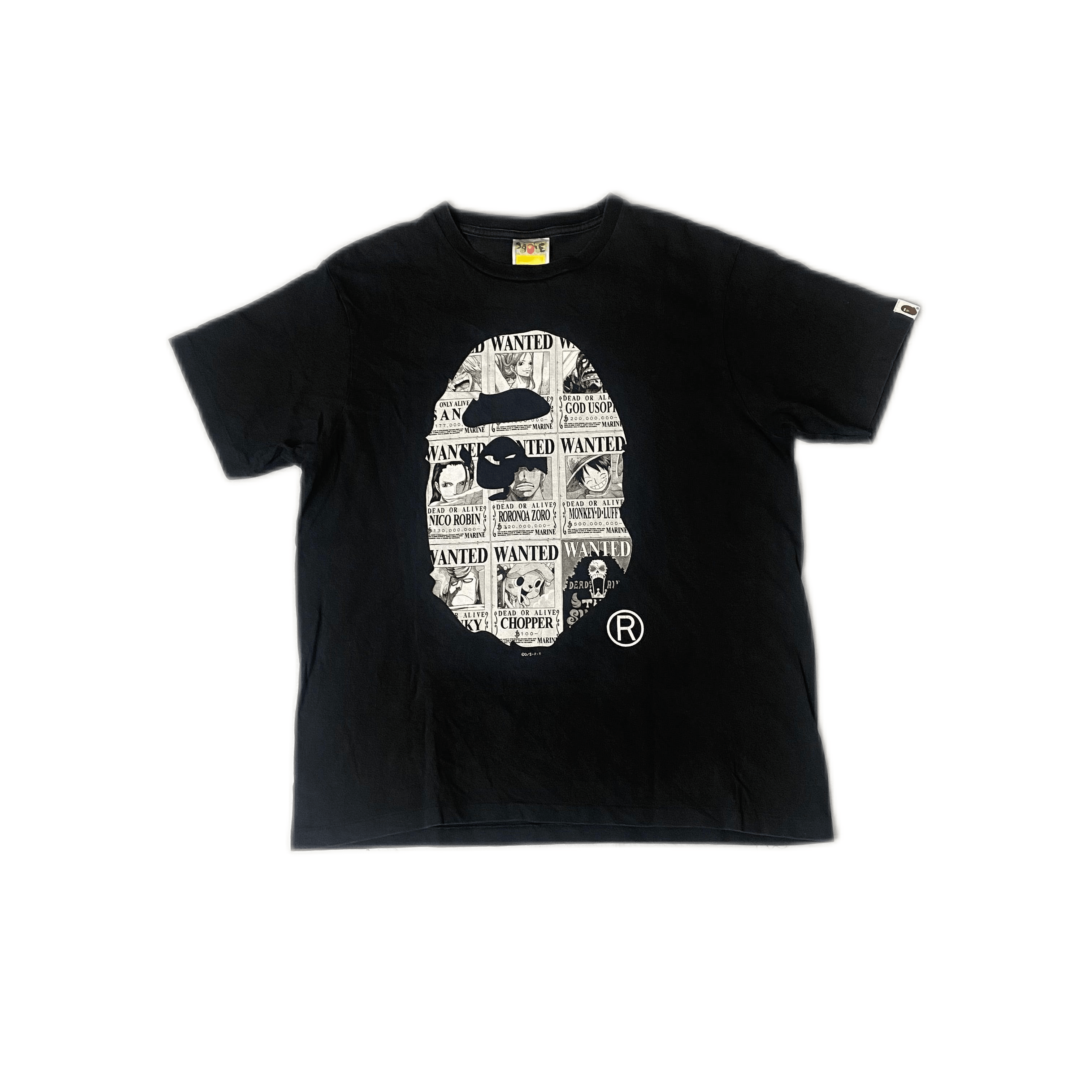 Black A Bathing Ape (BAPE) x One Piece Tee - M