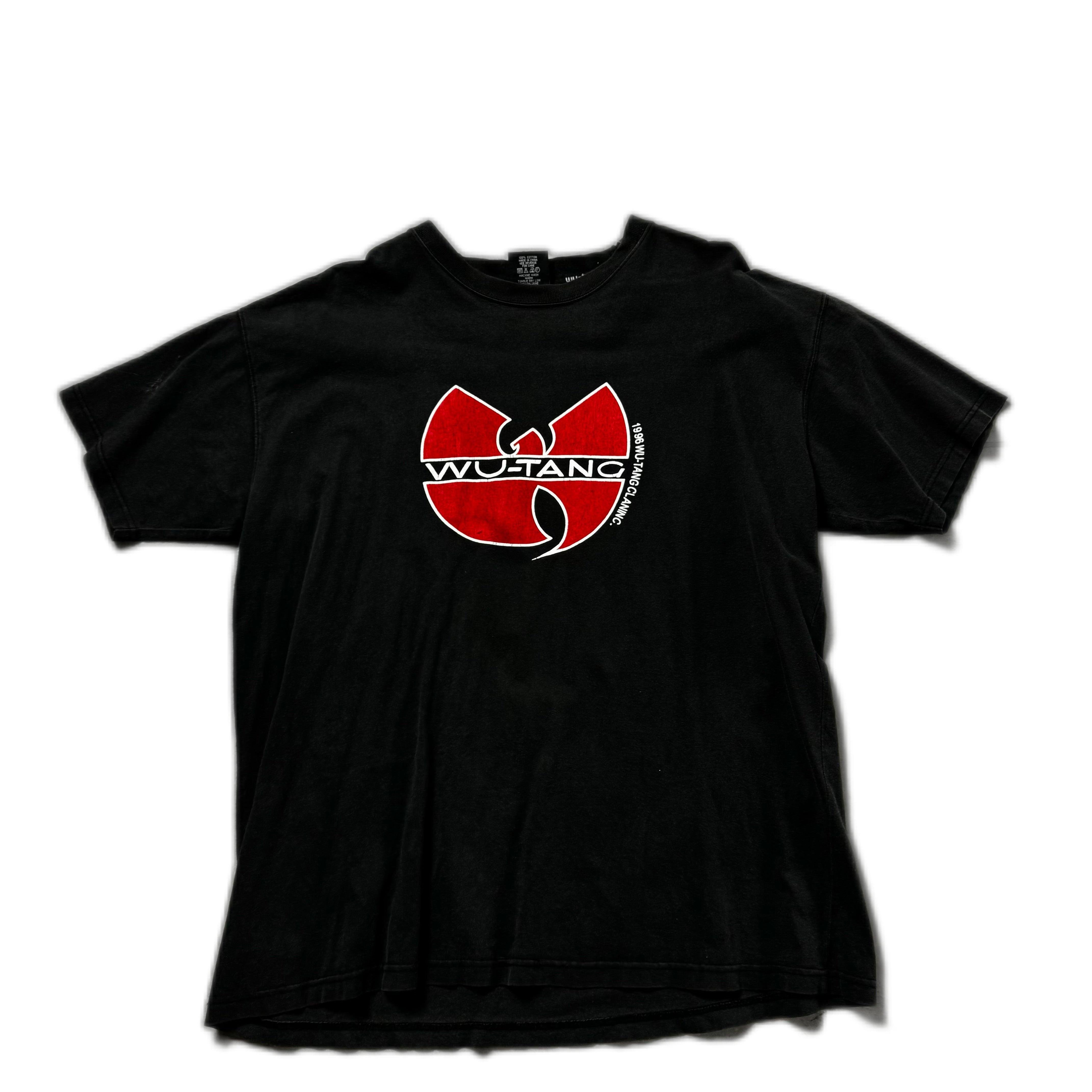 Vintage 90s Black Wu Tang Tee - XL