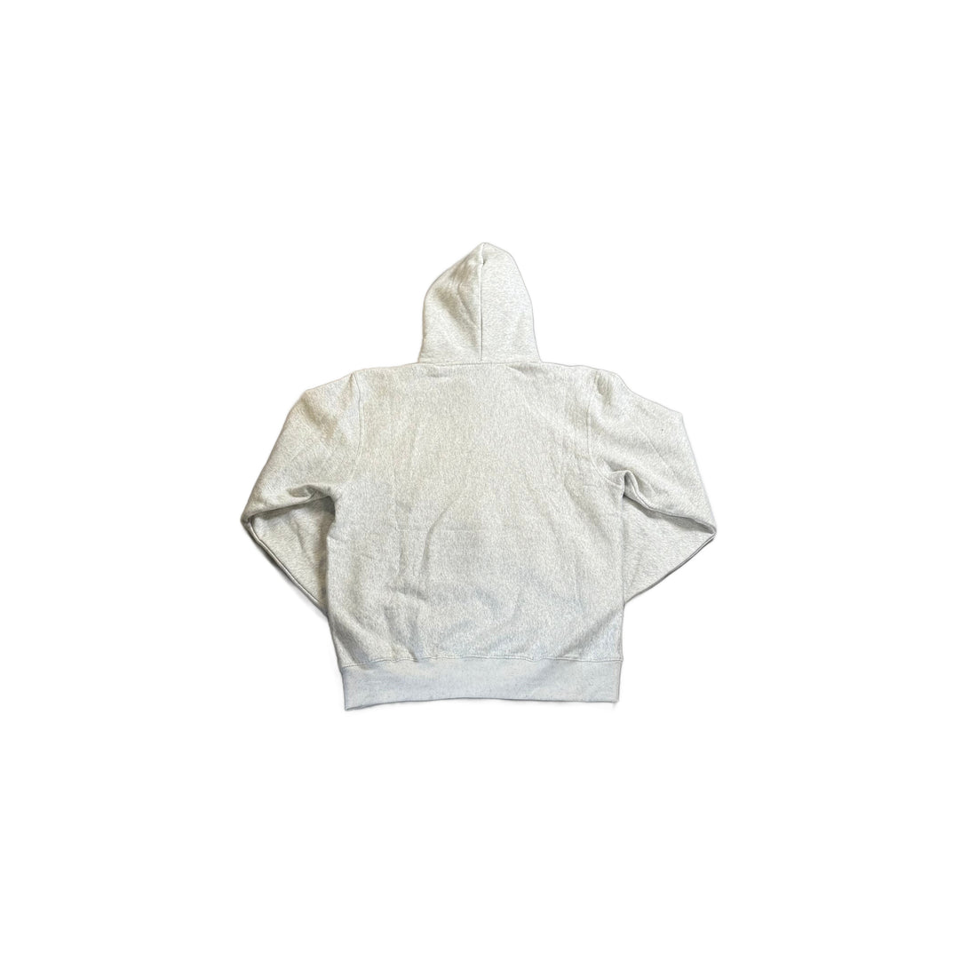 Grey Stussy Zip Up Hoodie - L
