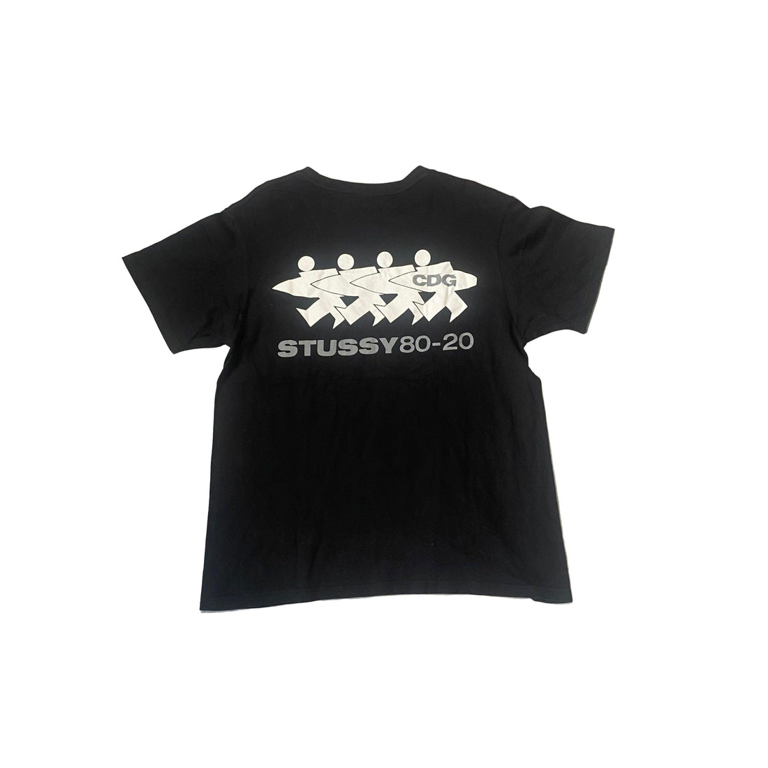 Black Stussy x Comme Des Garcons (CDG) Tee - S