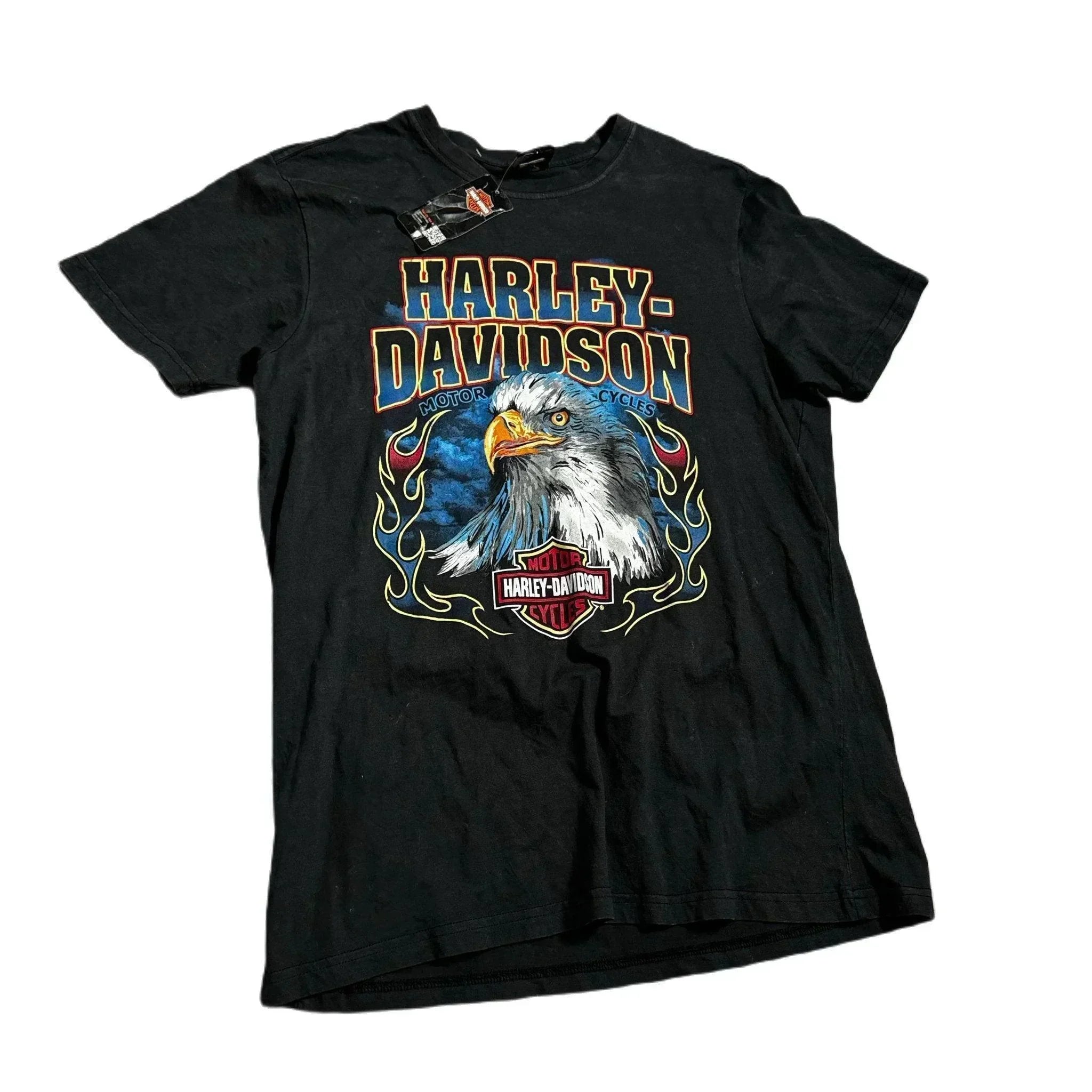 Vintage Black Harley Davidson Tee - M
