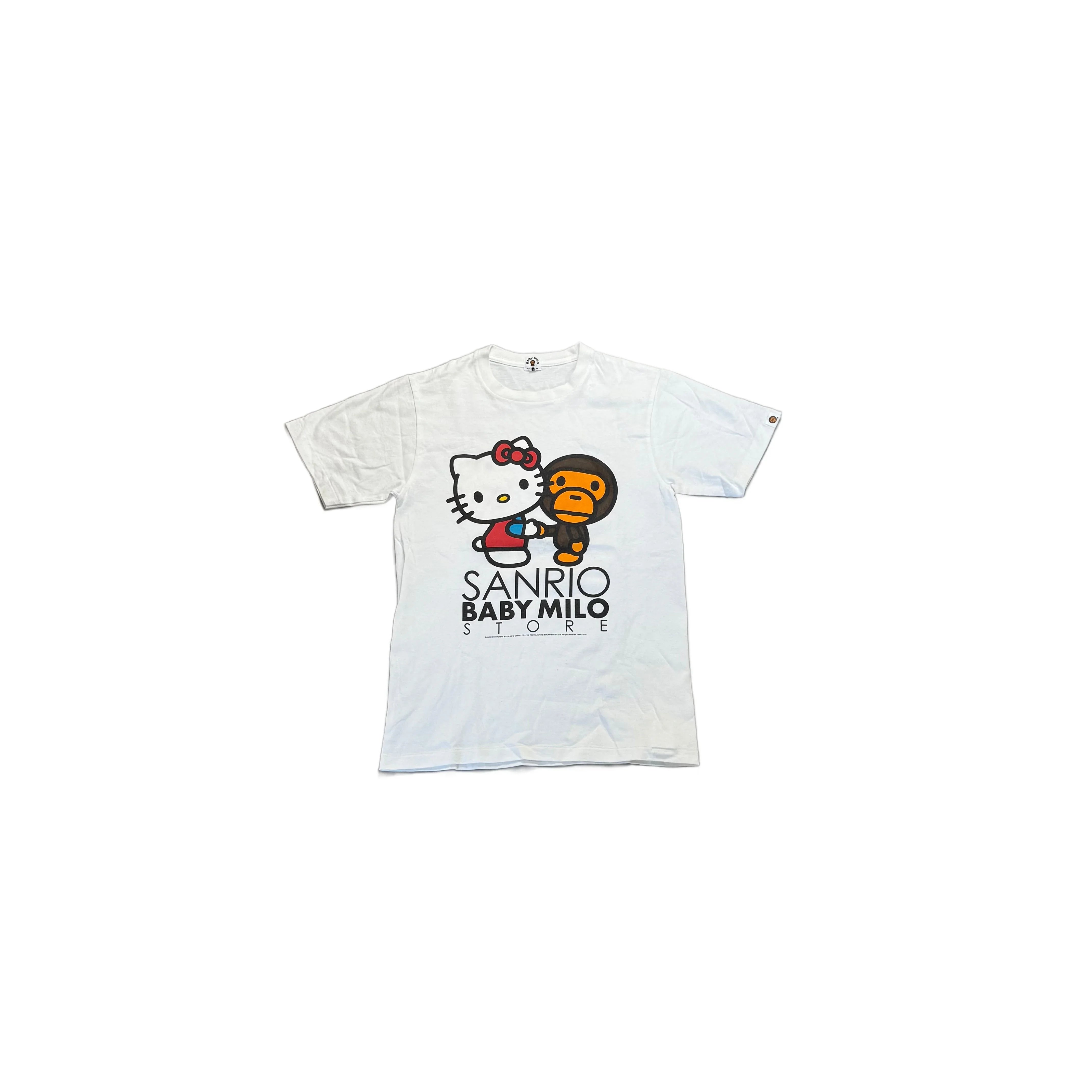 White A Bathing Ape (BAPE) x Hello Kitty Tee - S