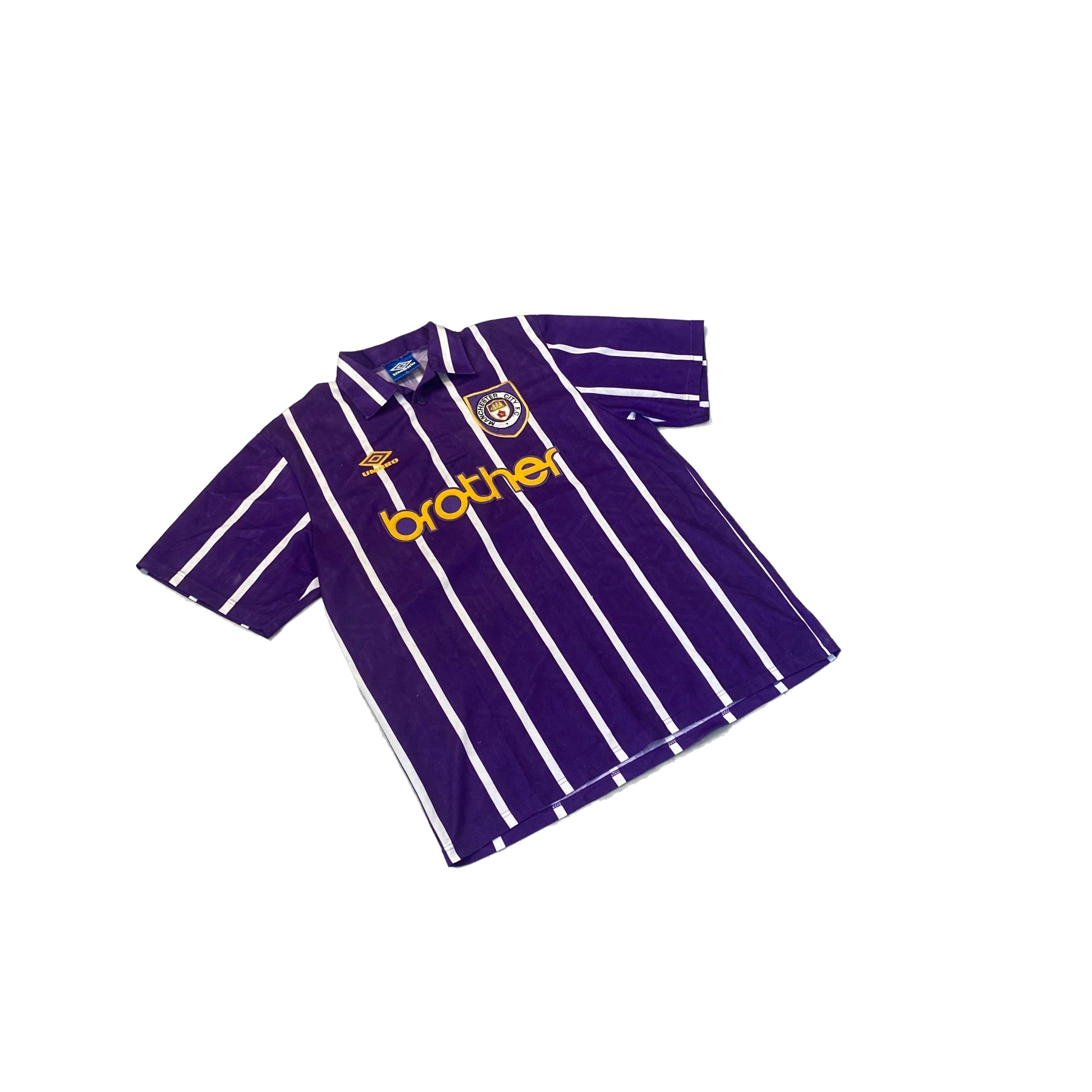 1992 - 94 Manchester City Away Shirt - XL