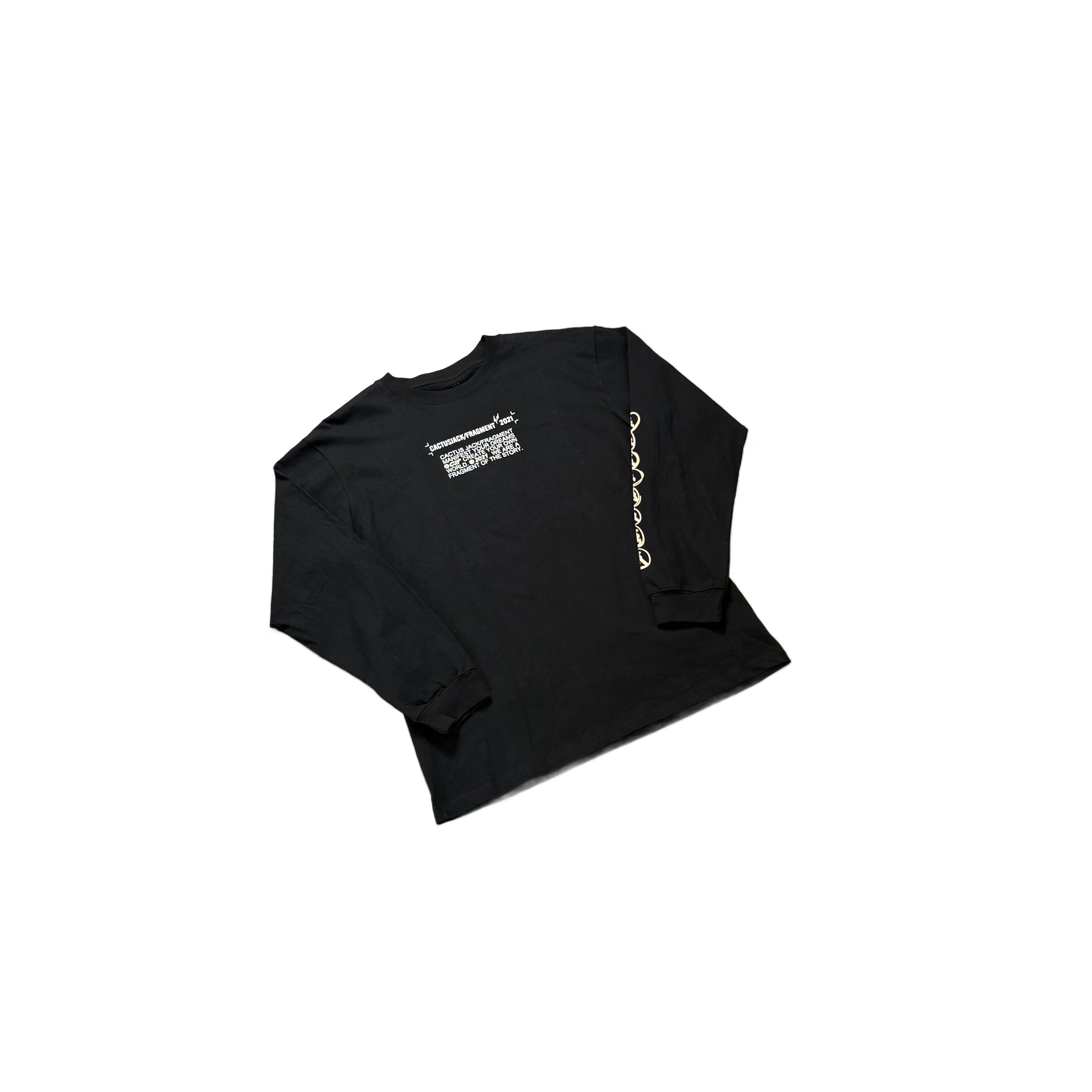 Black Travis Scott Long Sleeve Tee - XL