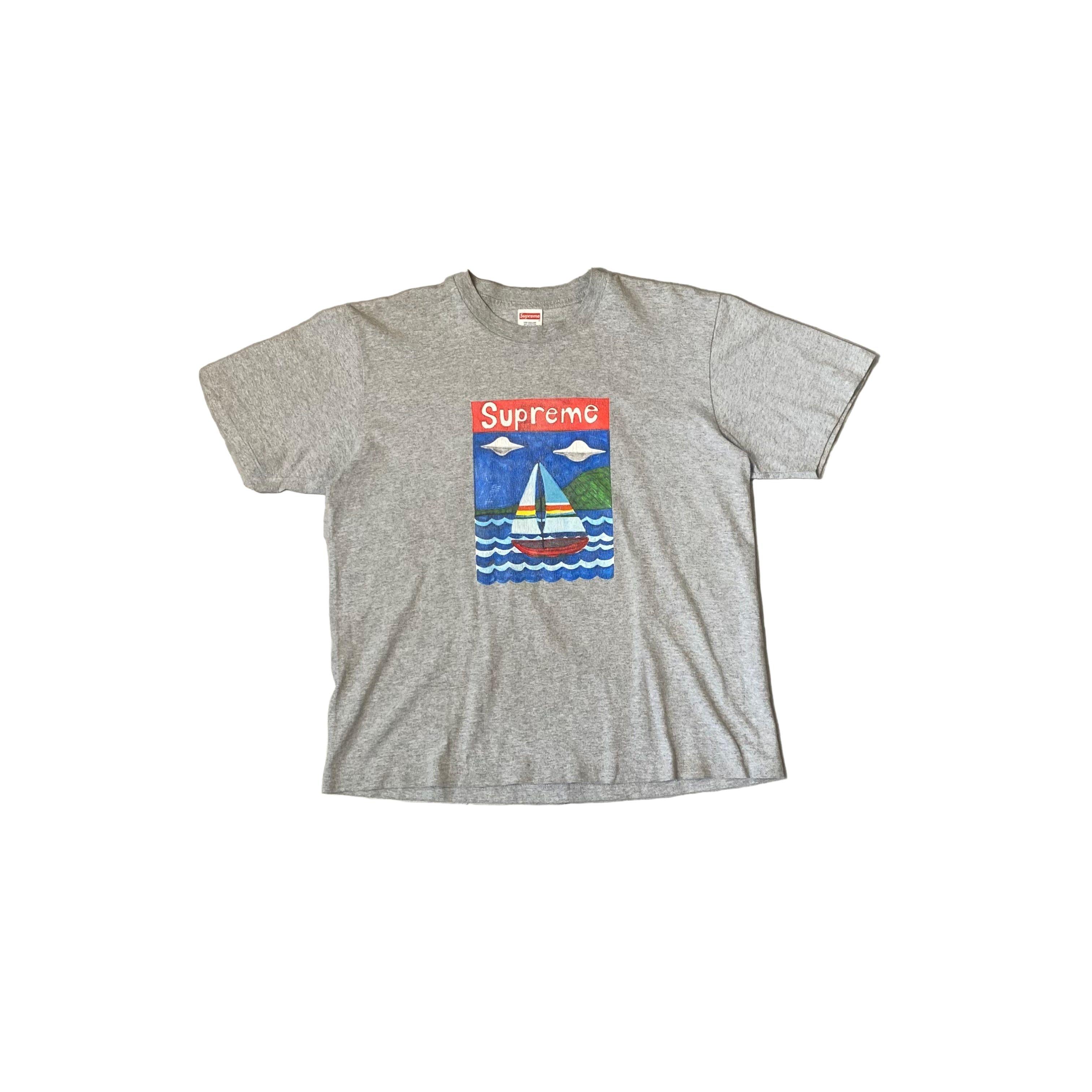 Grey Supreme Tee - M