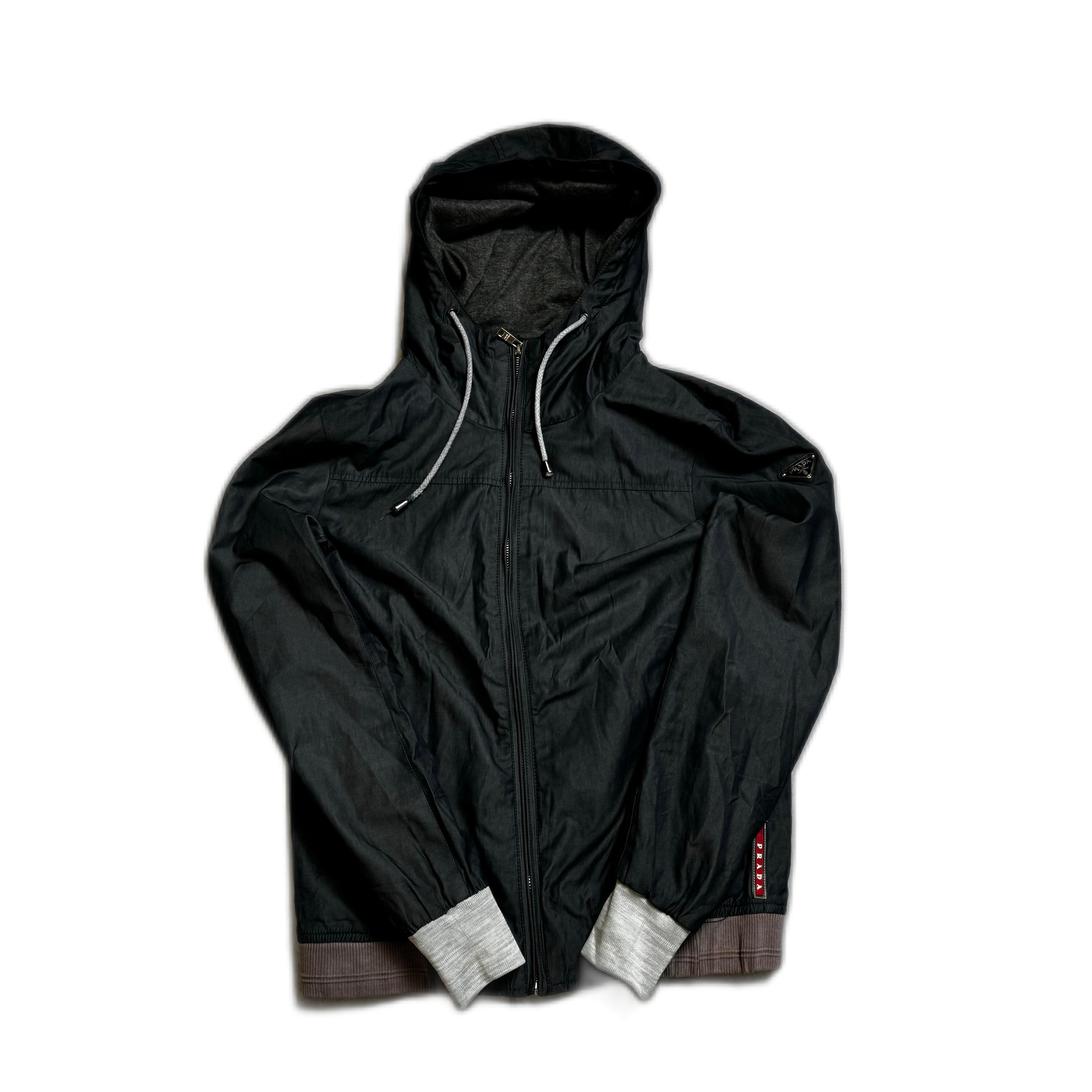 Grey/ Black Prada Jacket - M