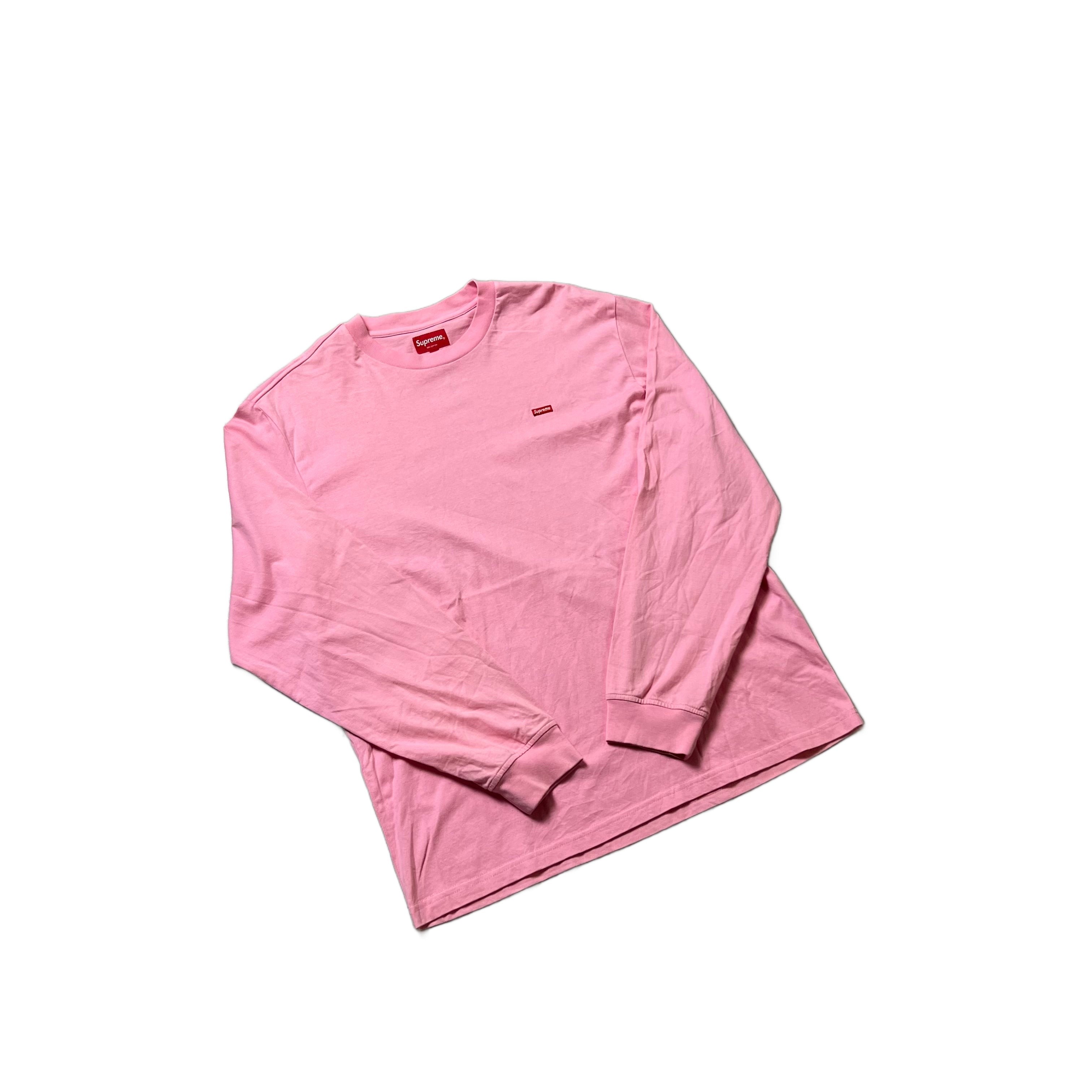Pink Supreme Long Sleeve Tee - M