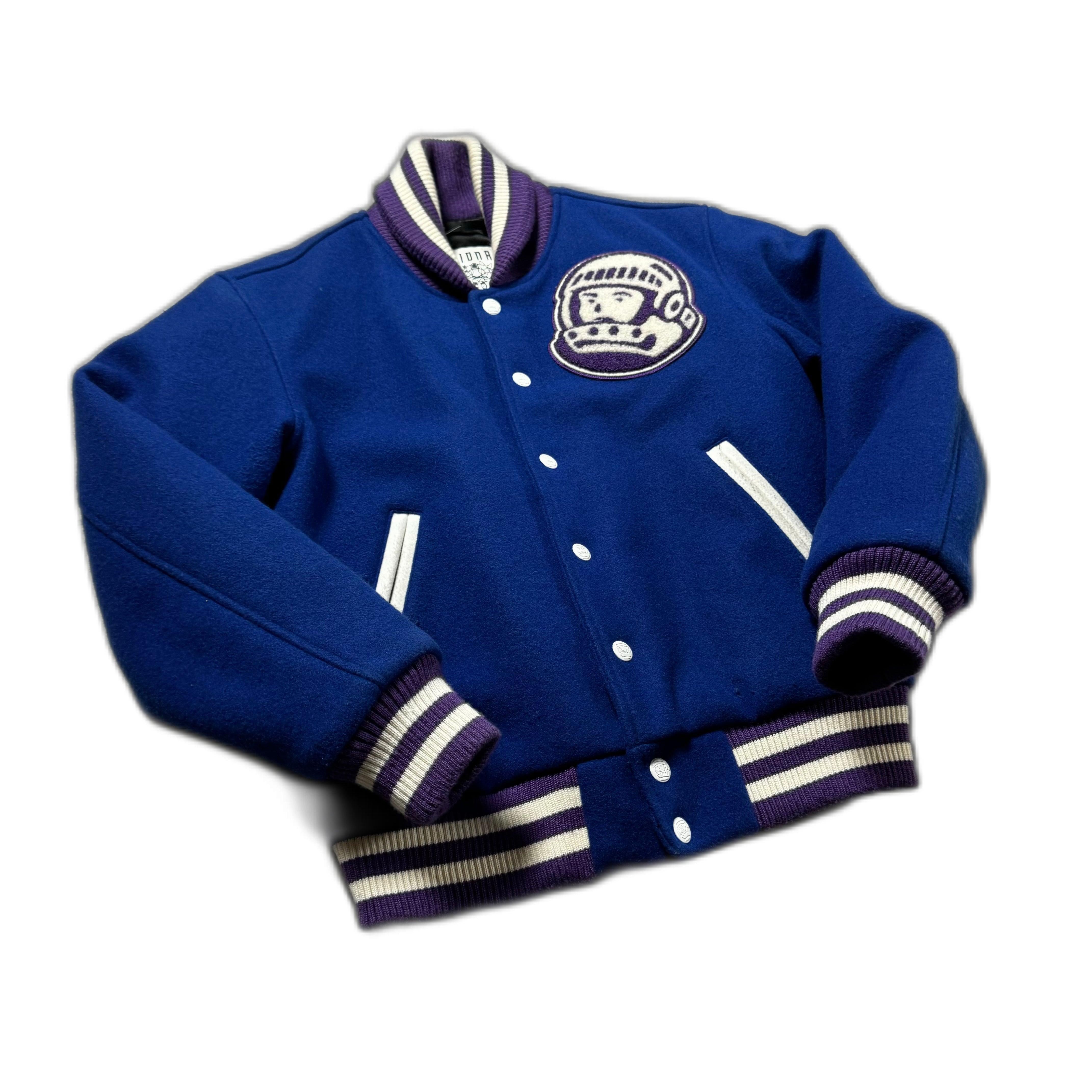 Blue Billionaire Boys Club Varsity Jacket - S