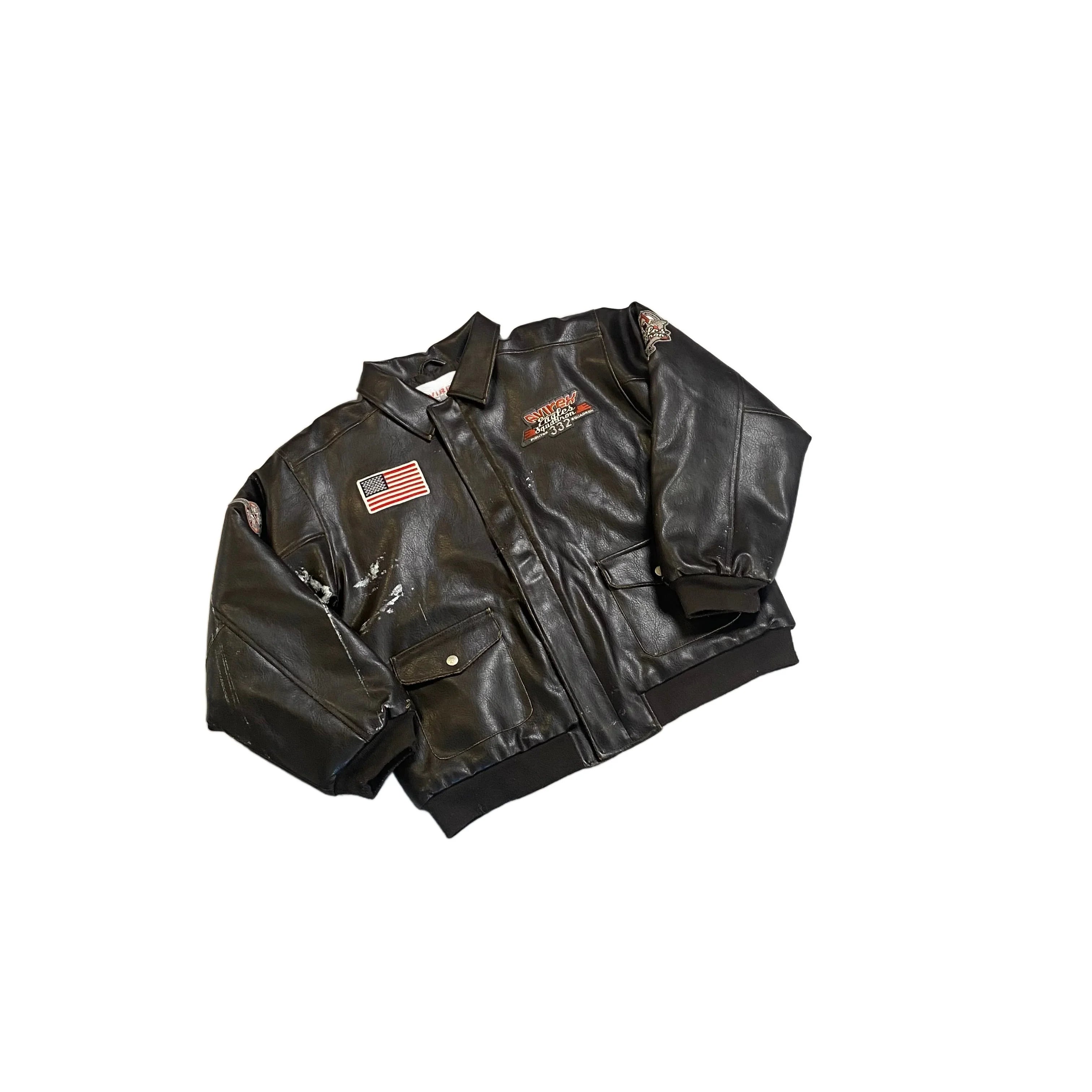 Avirex Leather Jacket - L