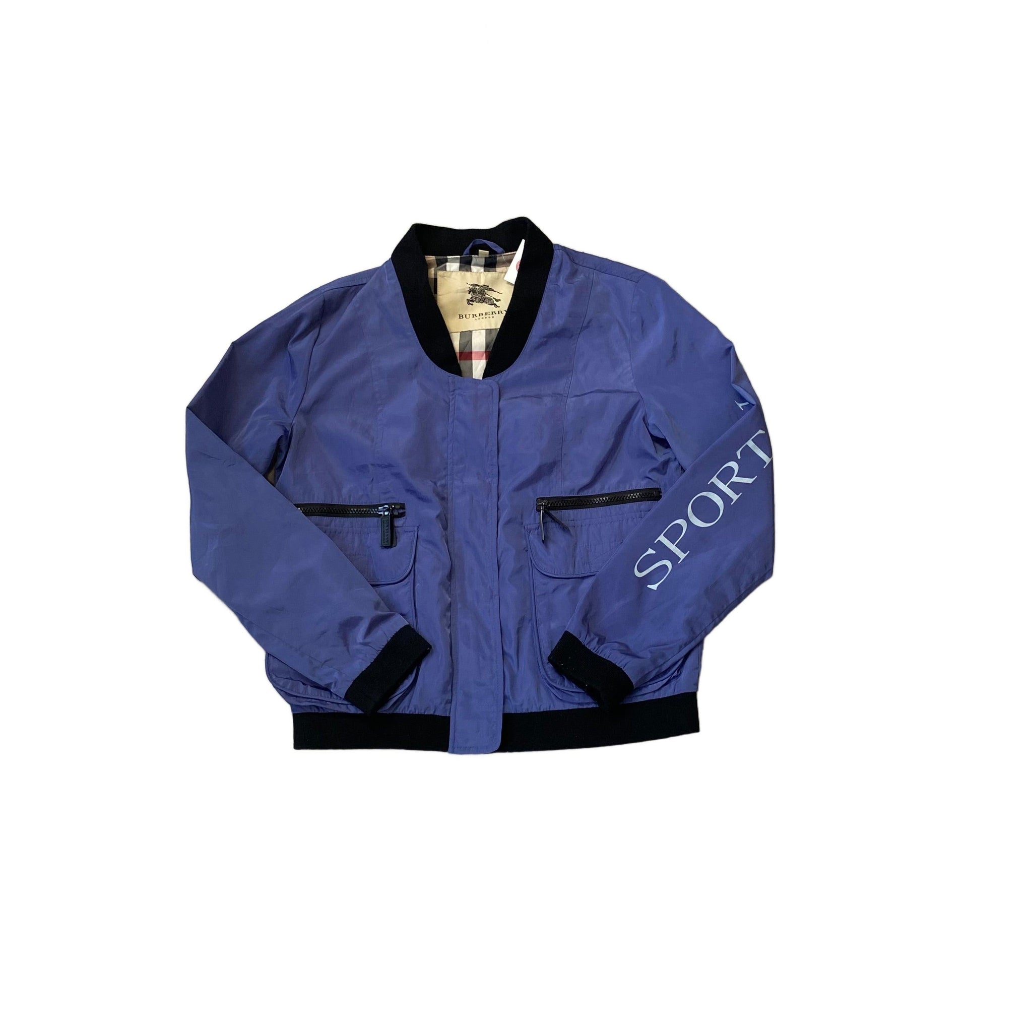 Vintage Blue Burberry Jacket - L