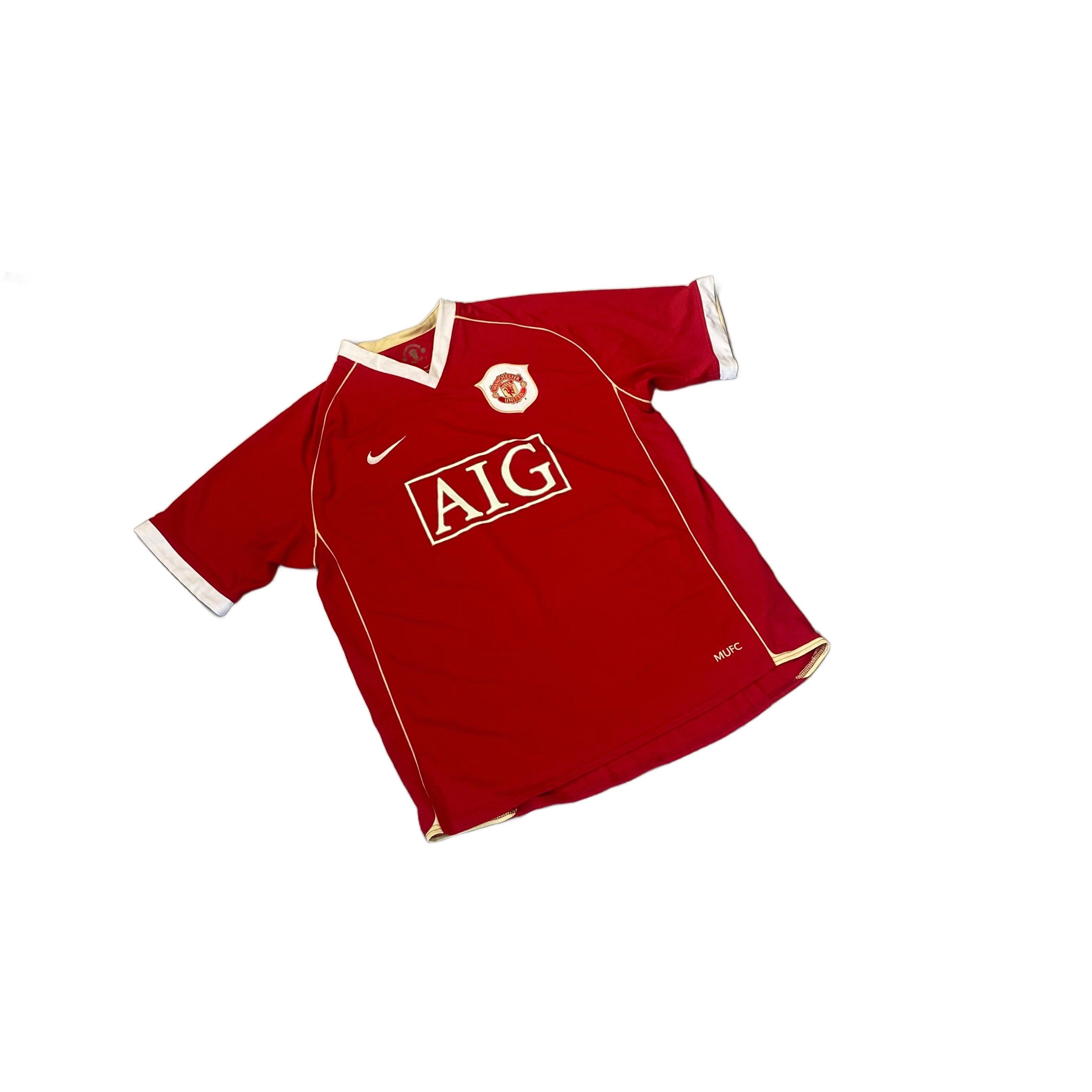 2006 - 07 Manchester United Home Shirt - L
