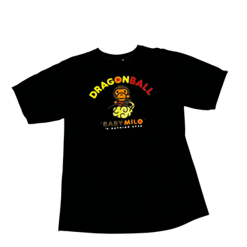 Black A Bathing Ape (BAPE) x Dragonball Z Tee - XL