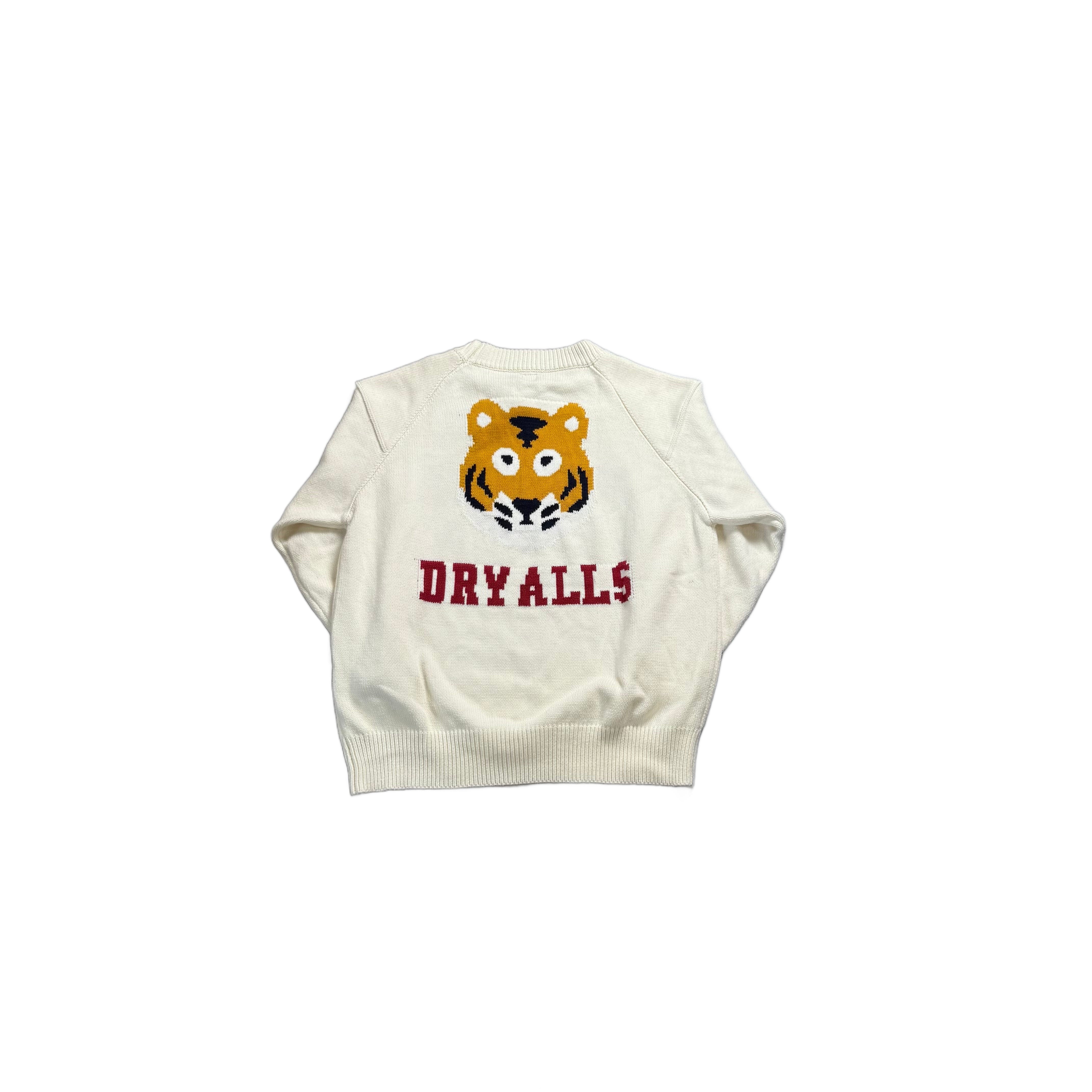 White Human Made Knitted Sweatshirt - M