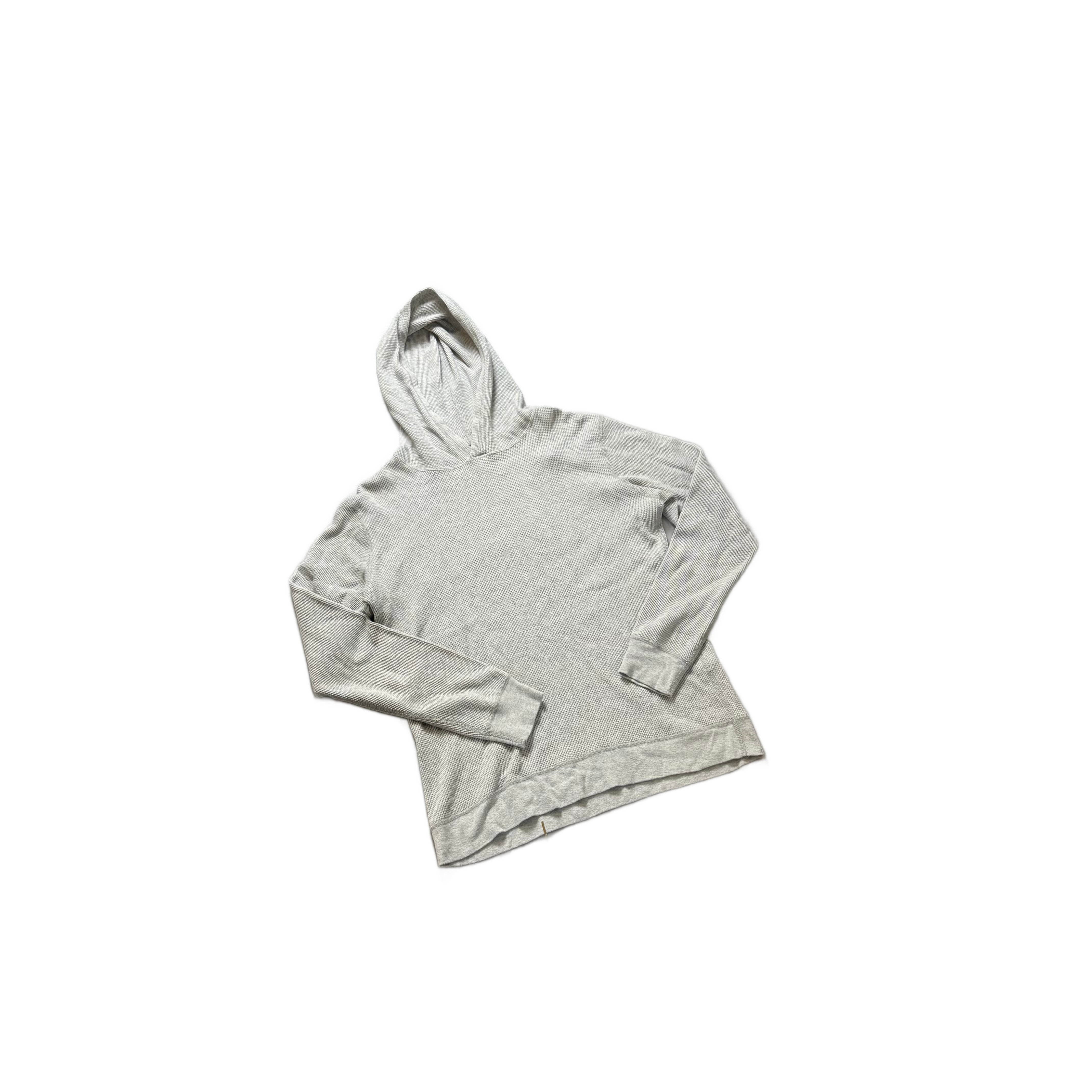 Grey Supreme Waffle Hoodie - S