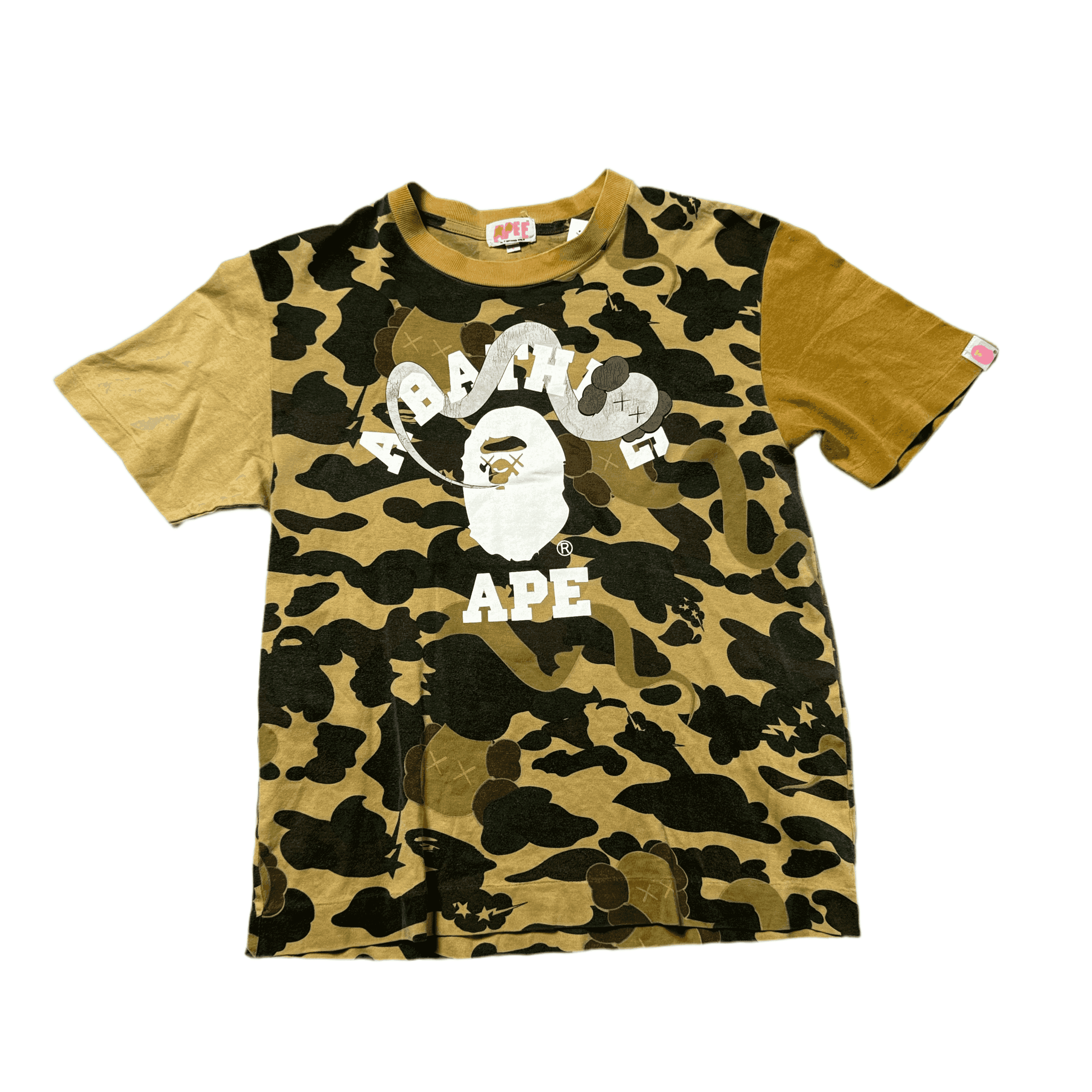 Camo A Bathing Ape (BAPE) KAWs Tee - S