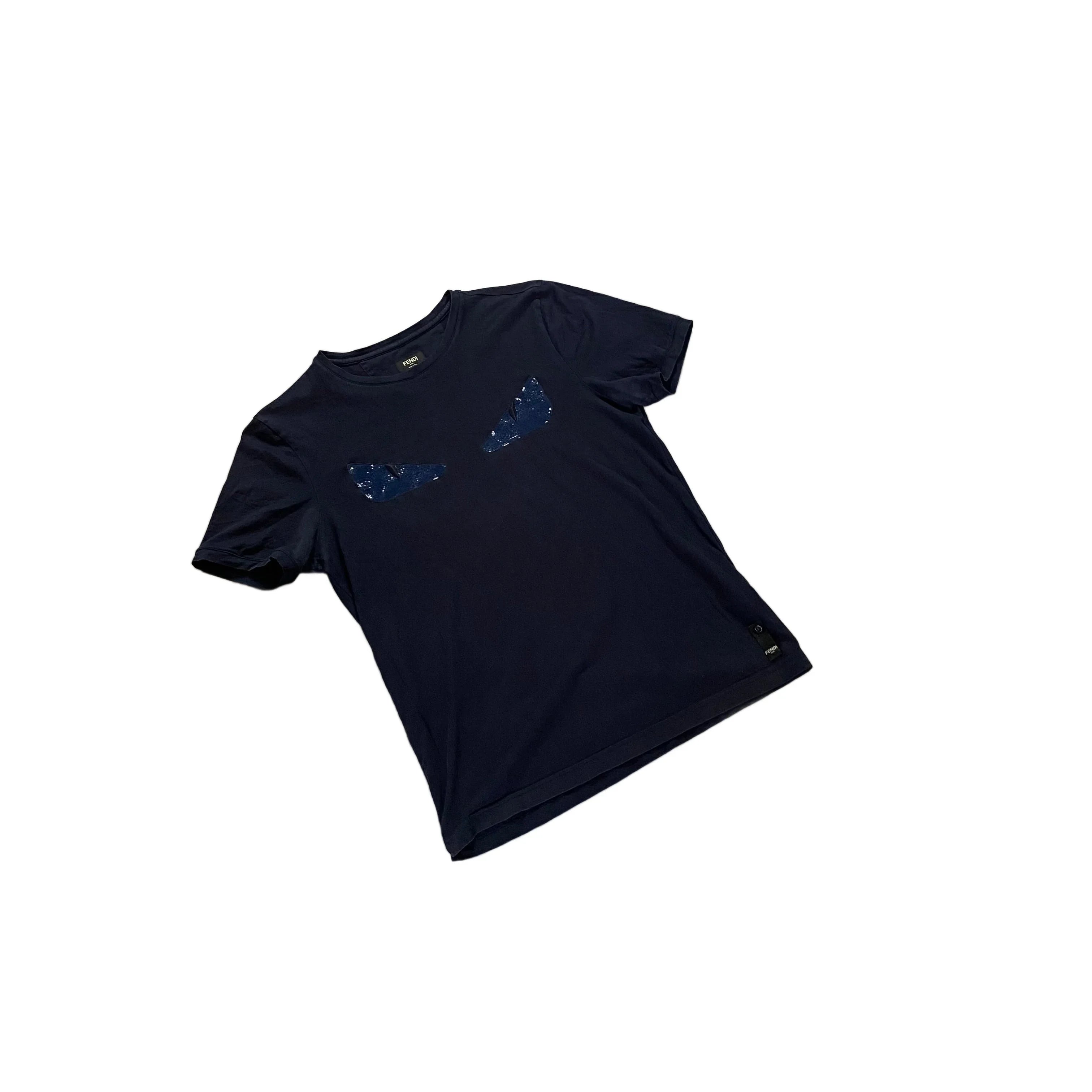 Navy Blue Fendi Tee - L