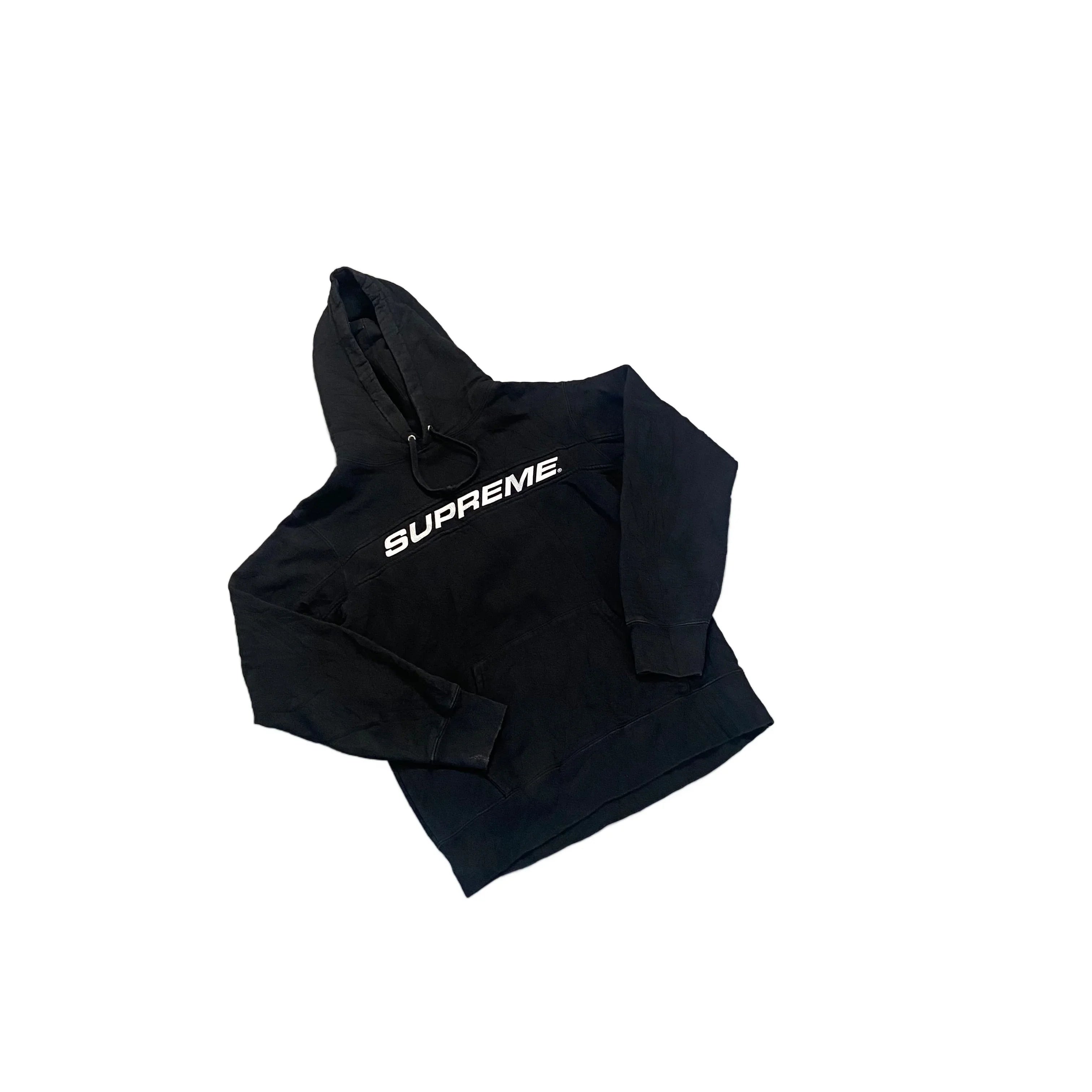 Black Supreme Hoodie - M