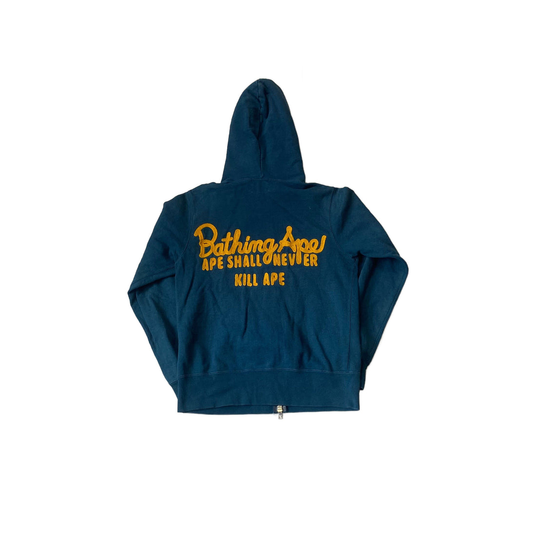 Blue A Bathing Ape (BAPE) Zip Up Hoodie - S