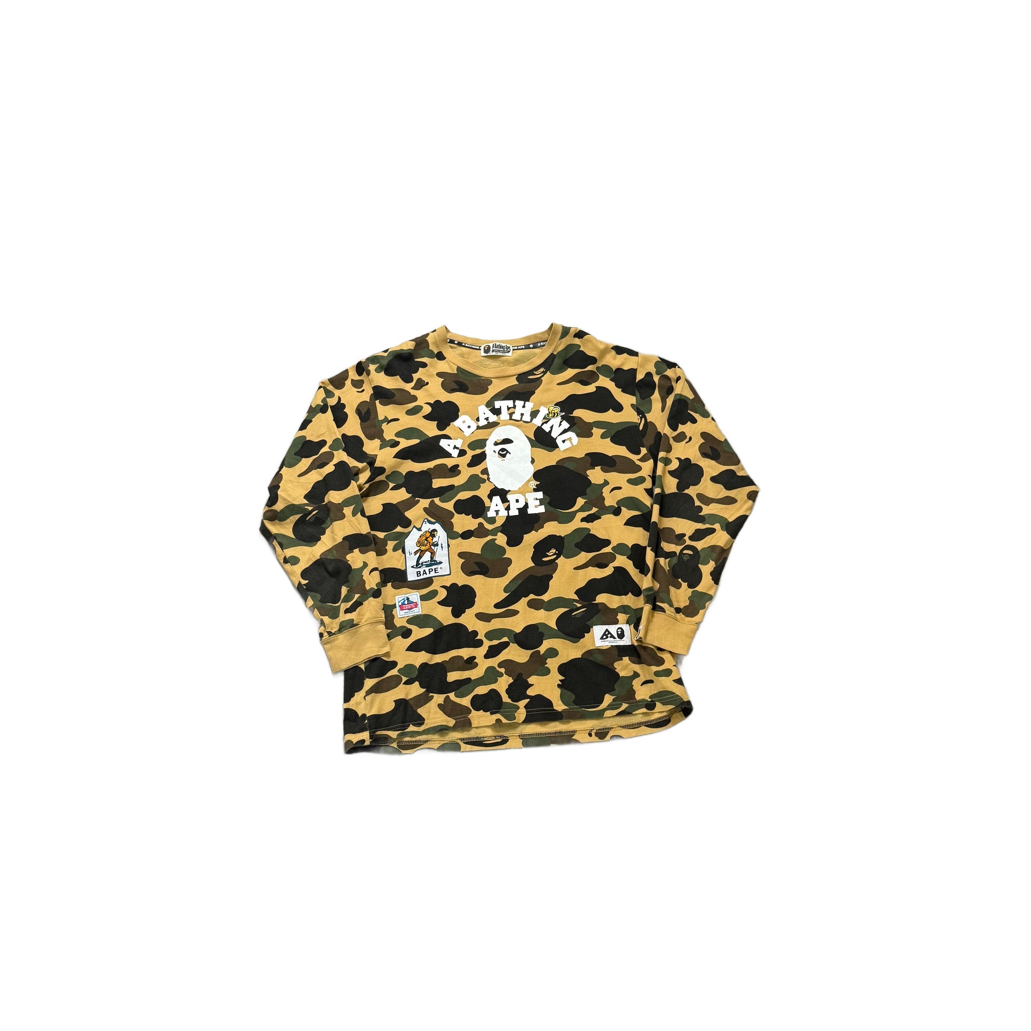 Camo A Bathing Ape (BAPE) Long Sleeve Tee - XL