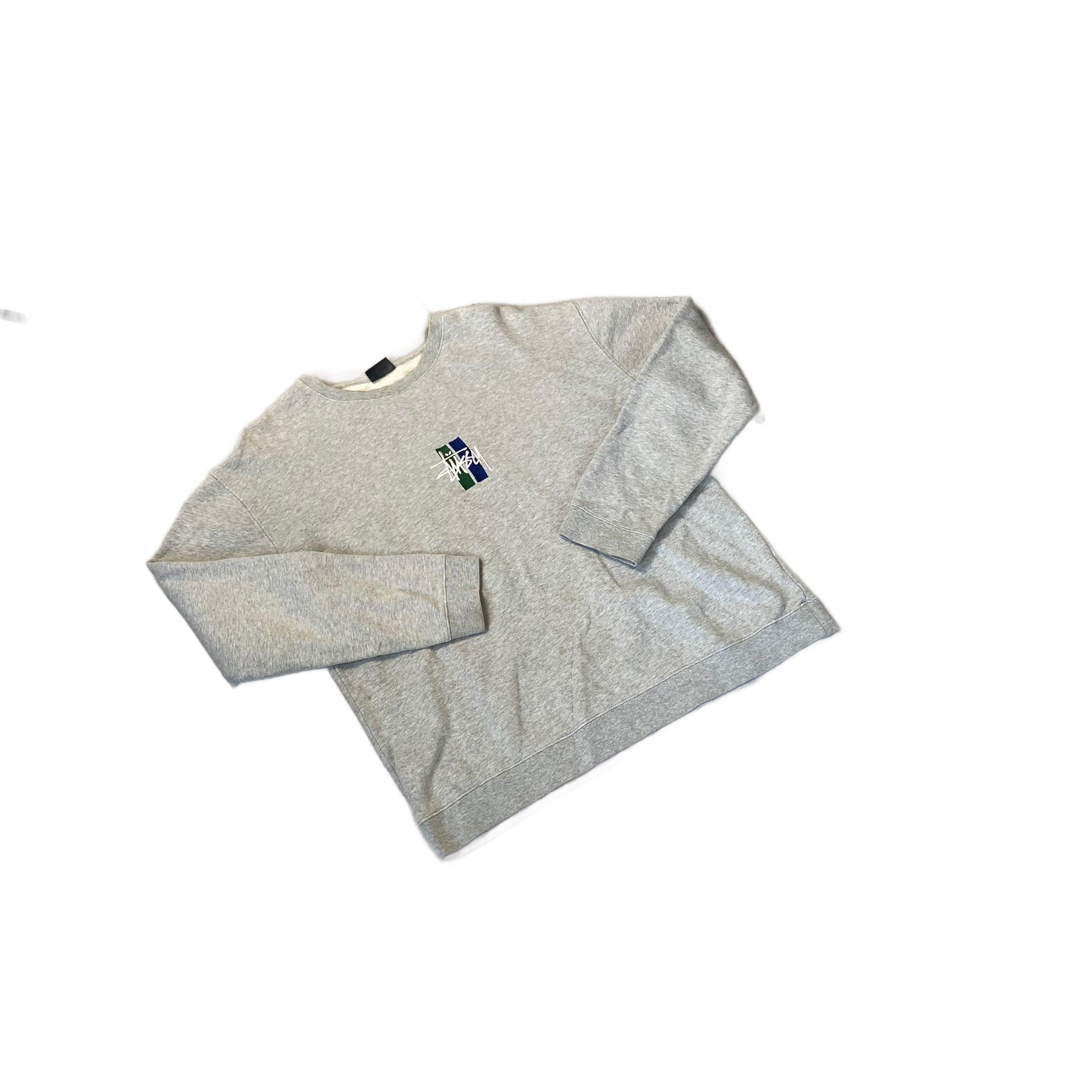 Grey Stussy Sweatshirt - L