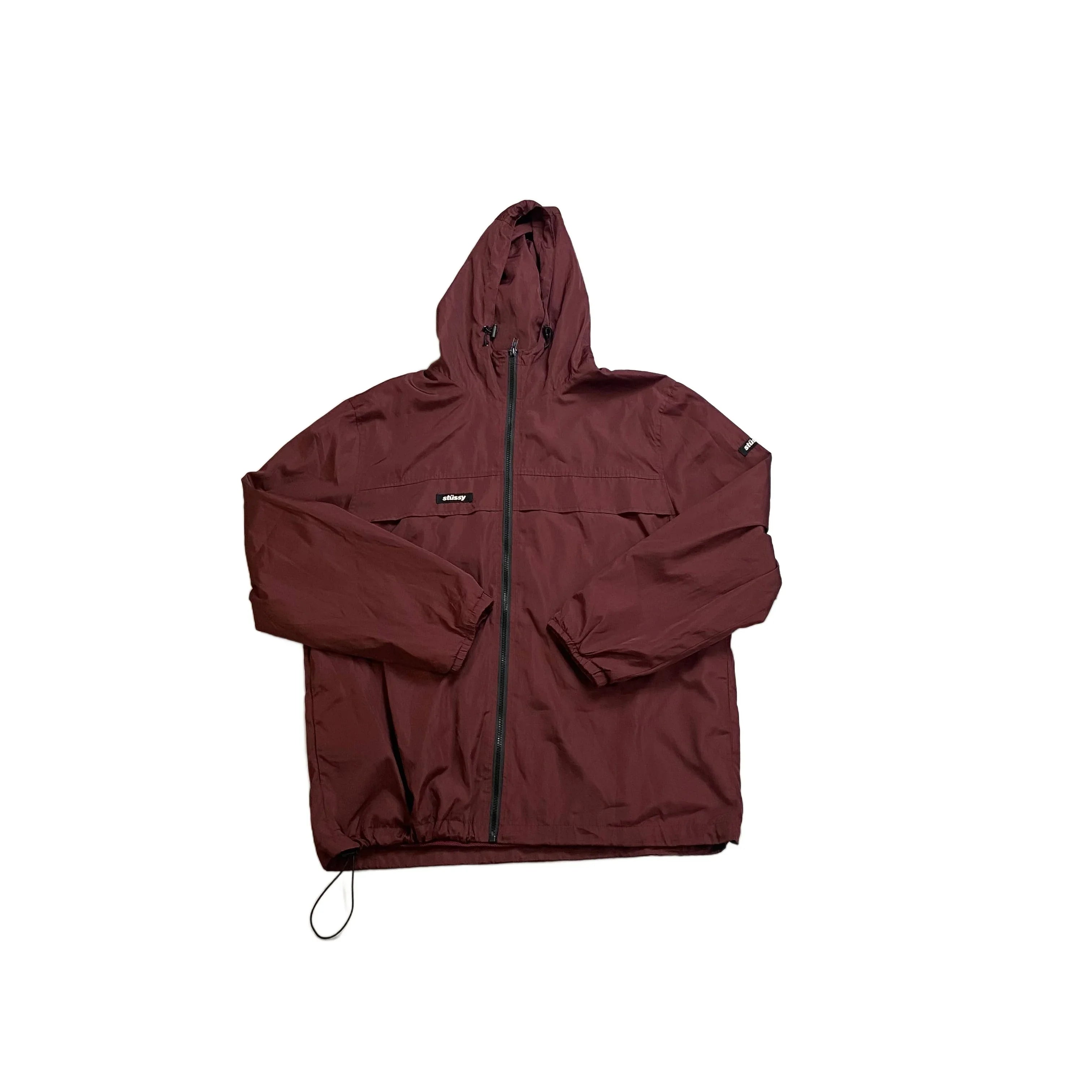Burgundy Stussy Jacket - XXL