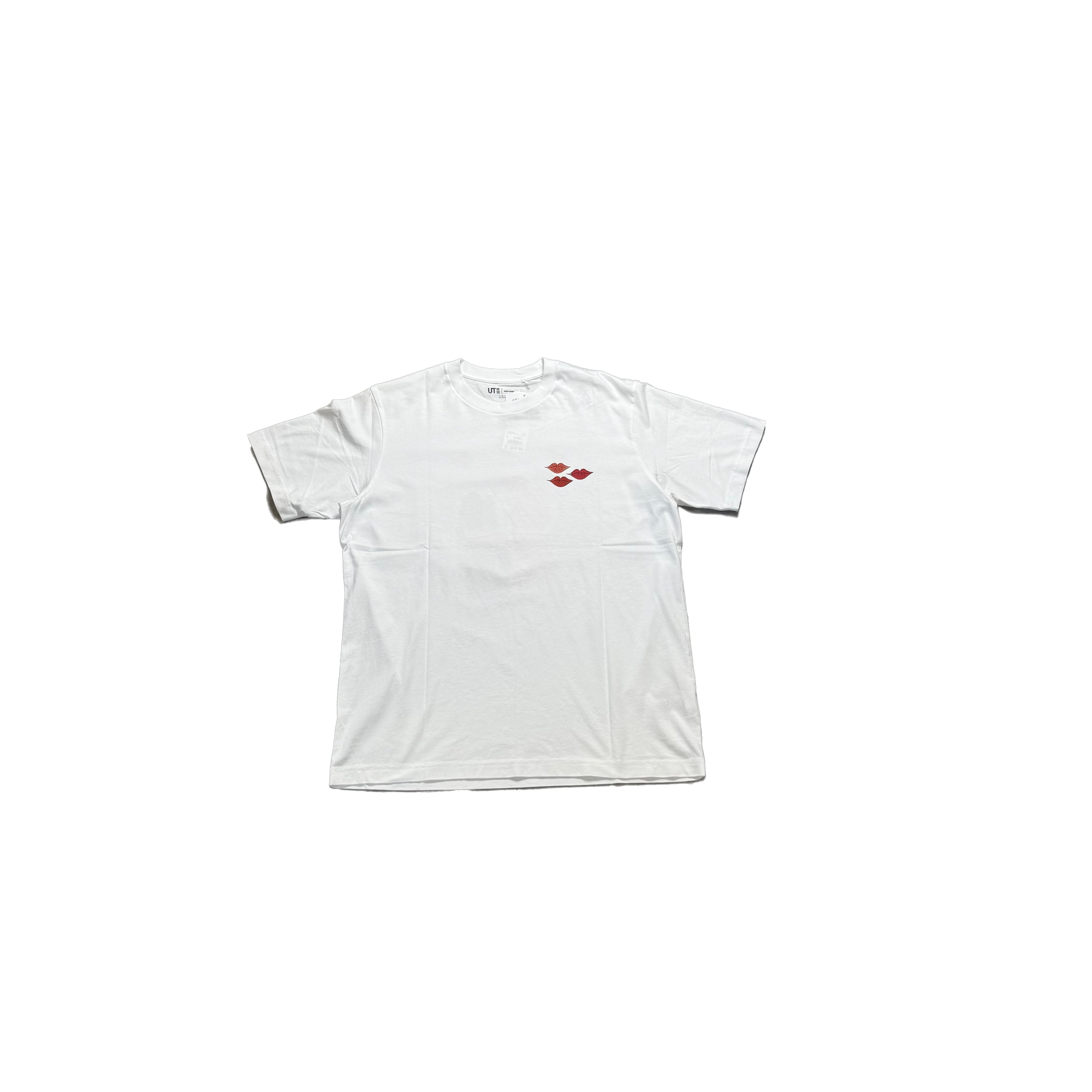 BNWT White Uniqlo x KAWS Tee - L