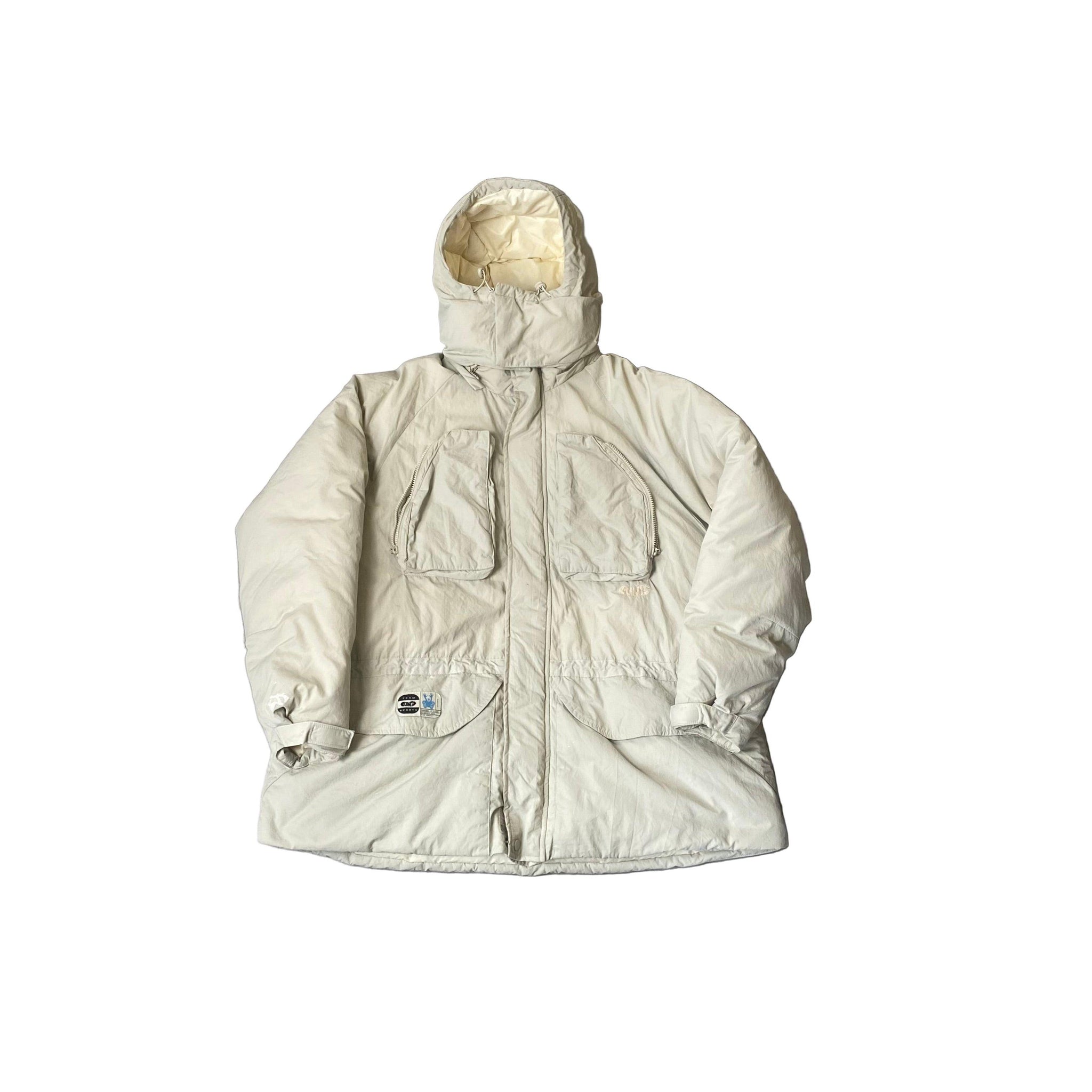 White Clint's Puffer Coat - L
