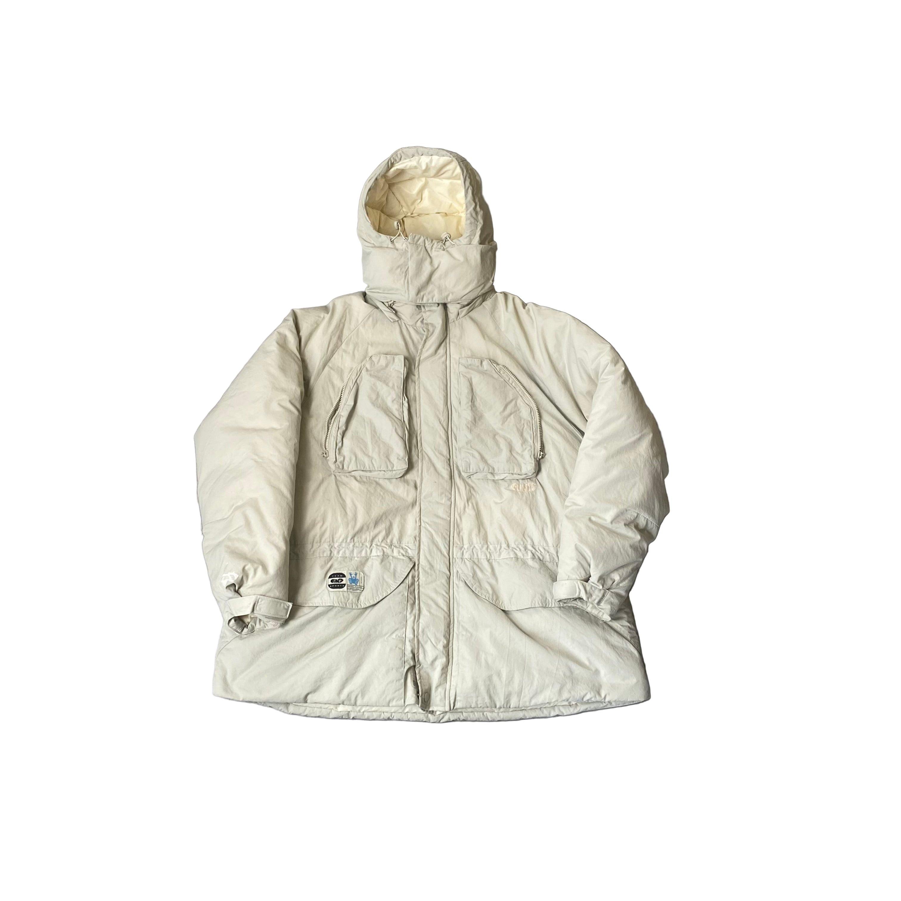 White Clint's Puffer Coat - L