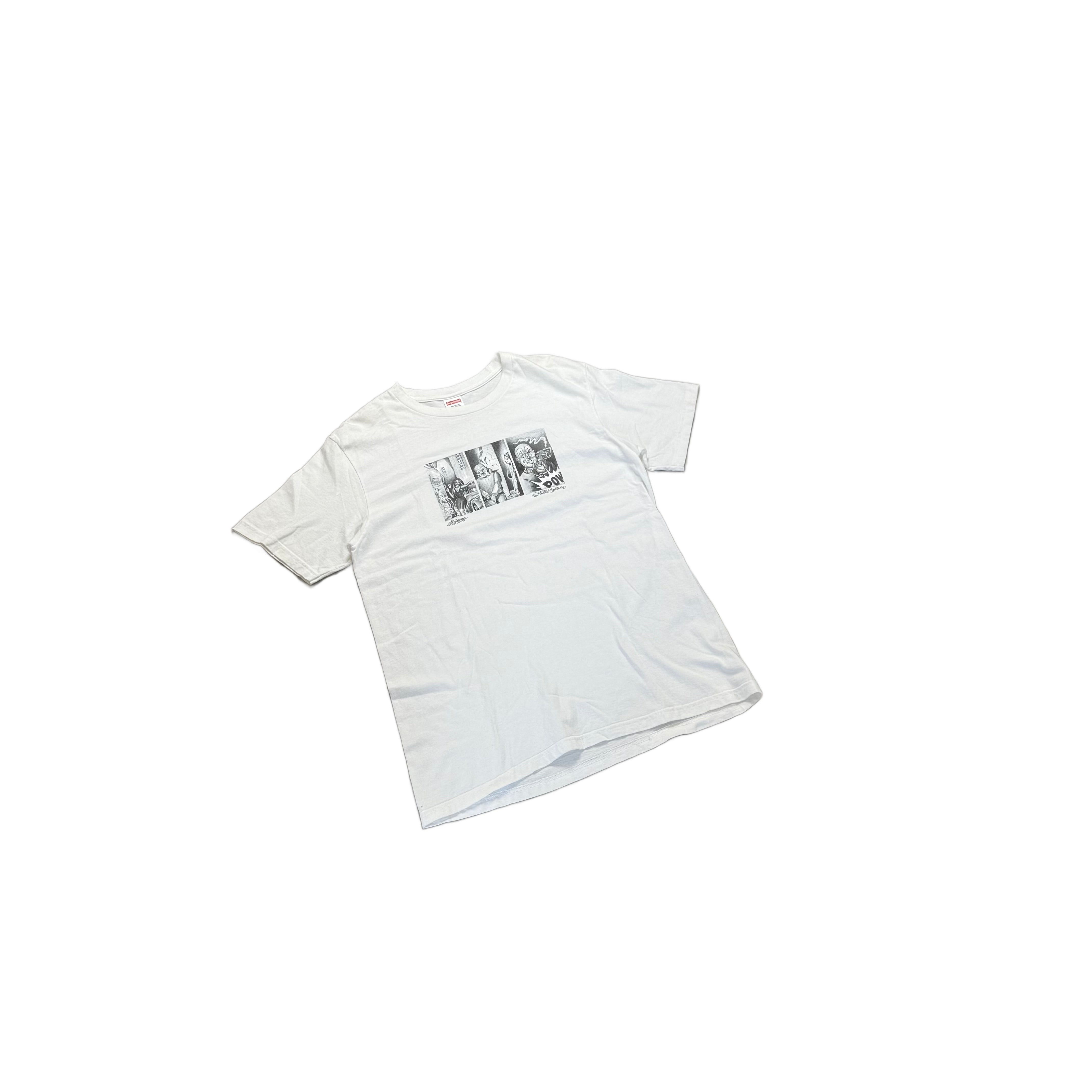 White Supreme Tee - M