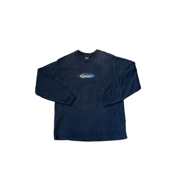 Navy Blue Oakley Long Sleeve Tee - L