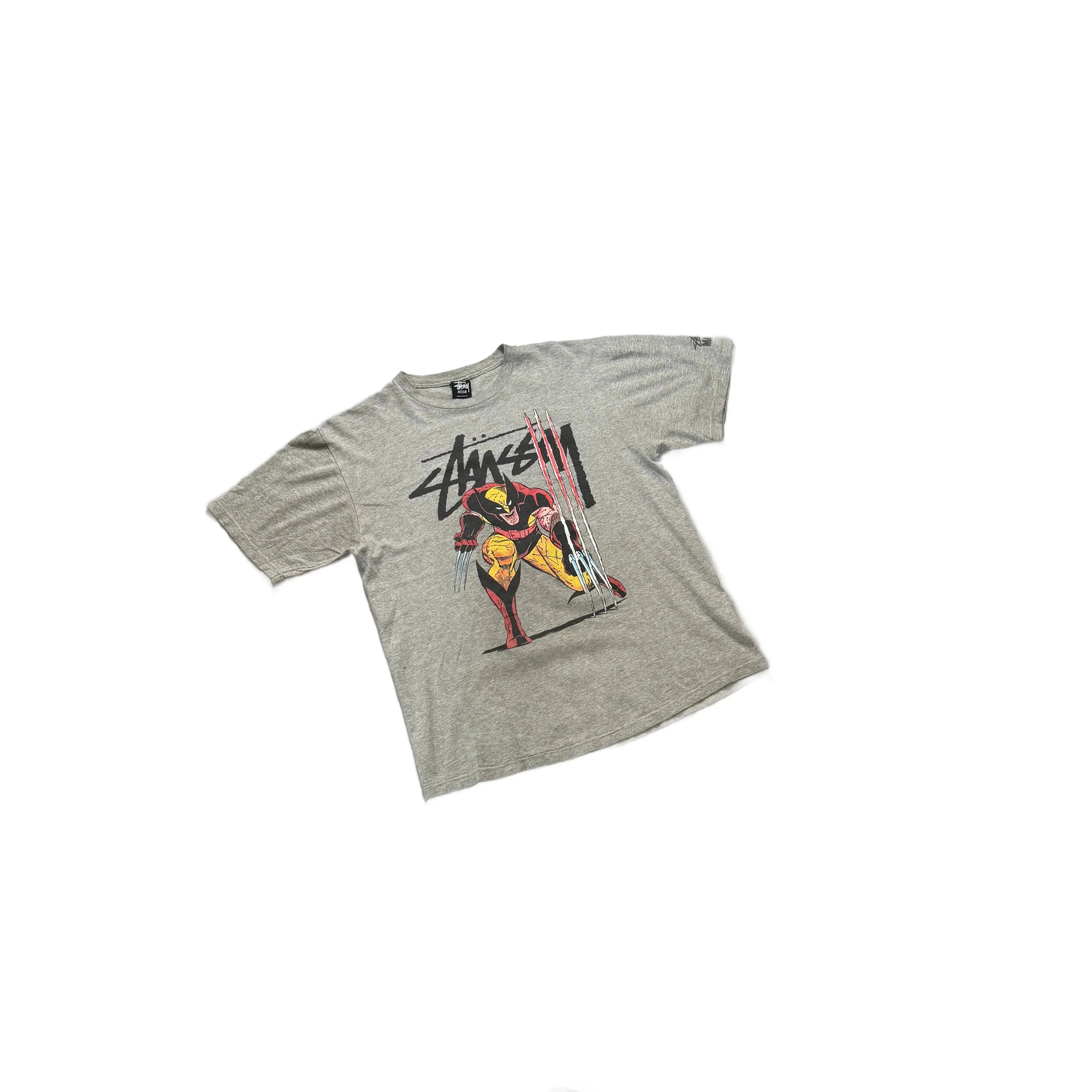 Grey Stussy Tee - M