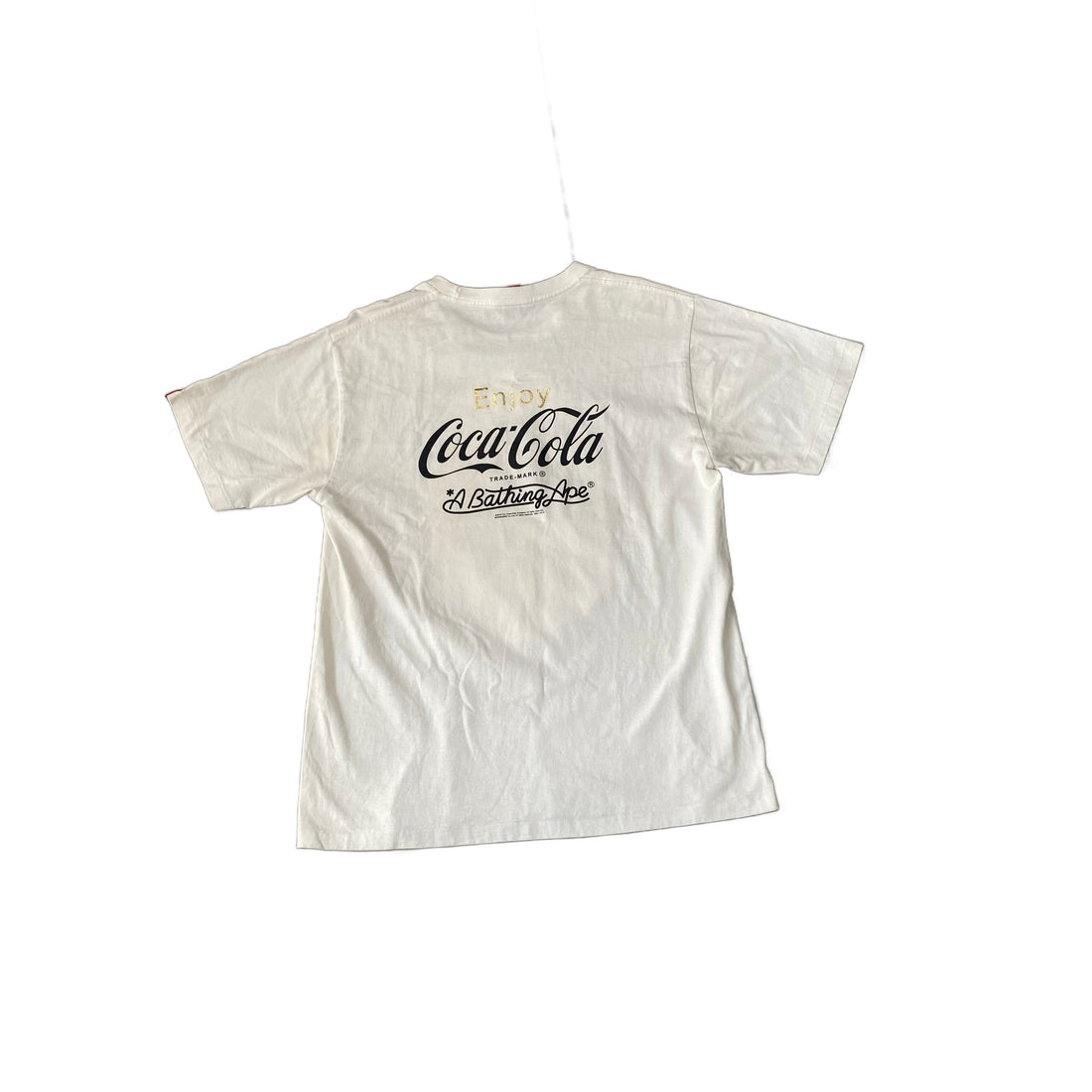 White A Bathing Ape (BAPE) x Coca-Cola Tee - L