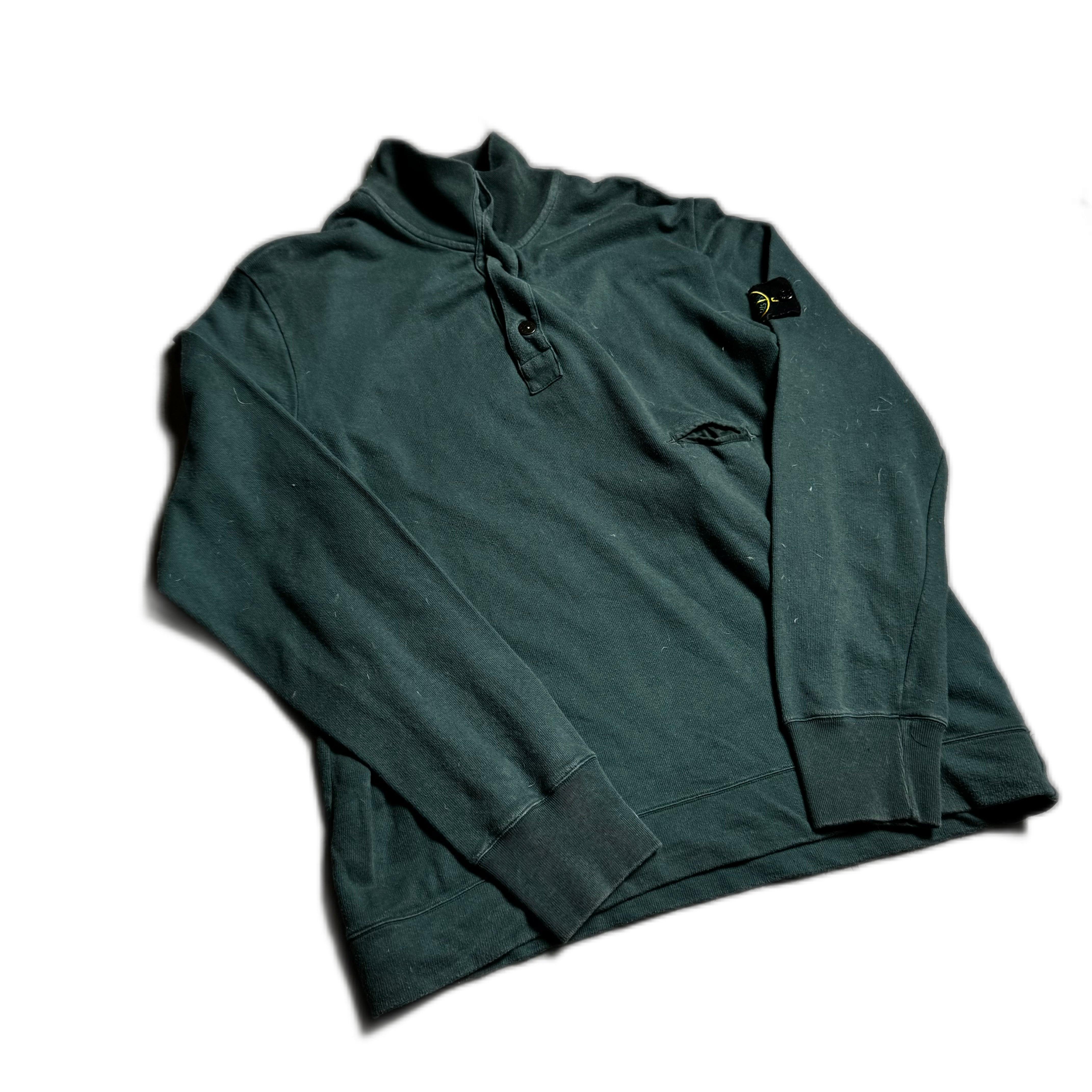 Vintage Green Stone Island Sweatshirt - M
