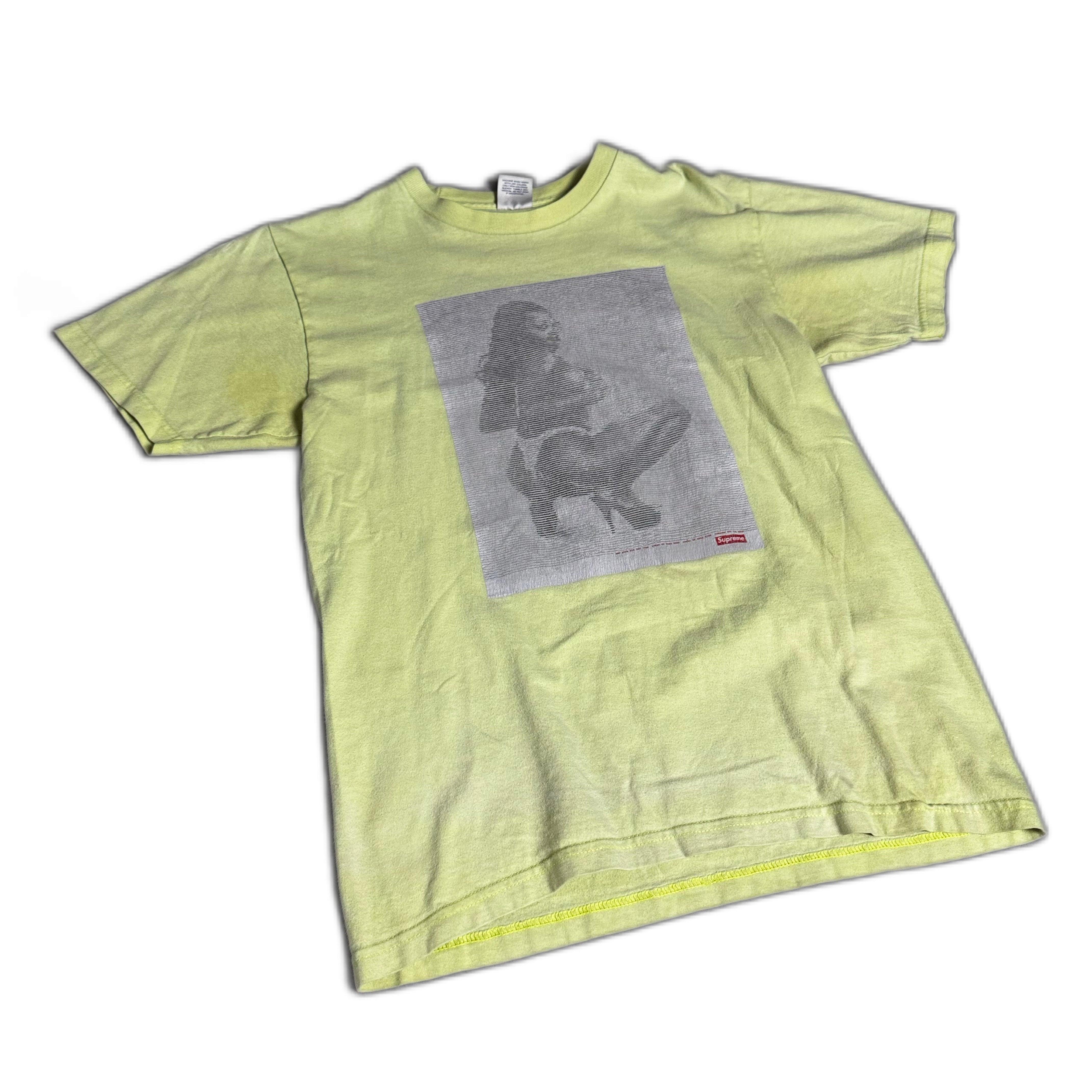 Yellow/ Green Supreme Tee - M