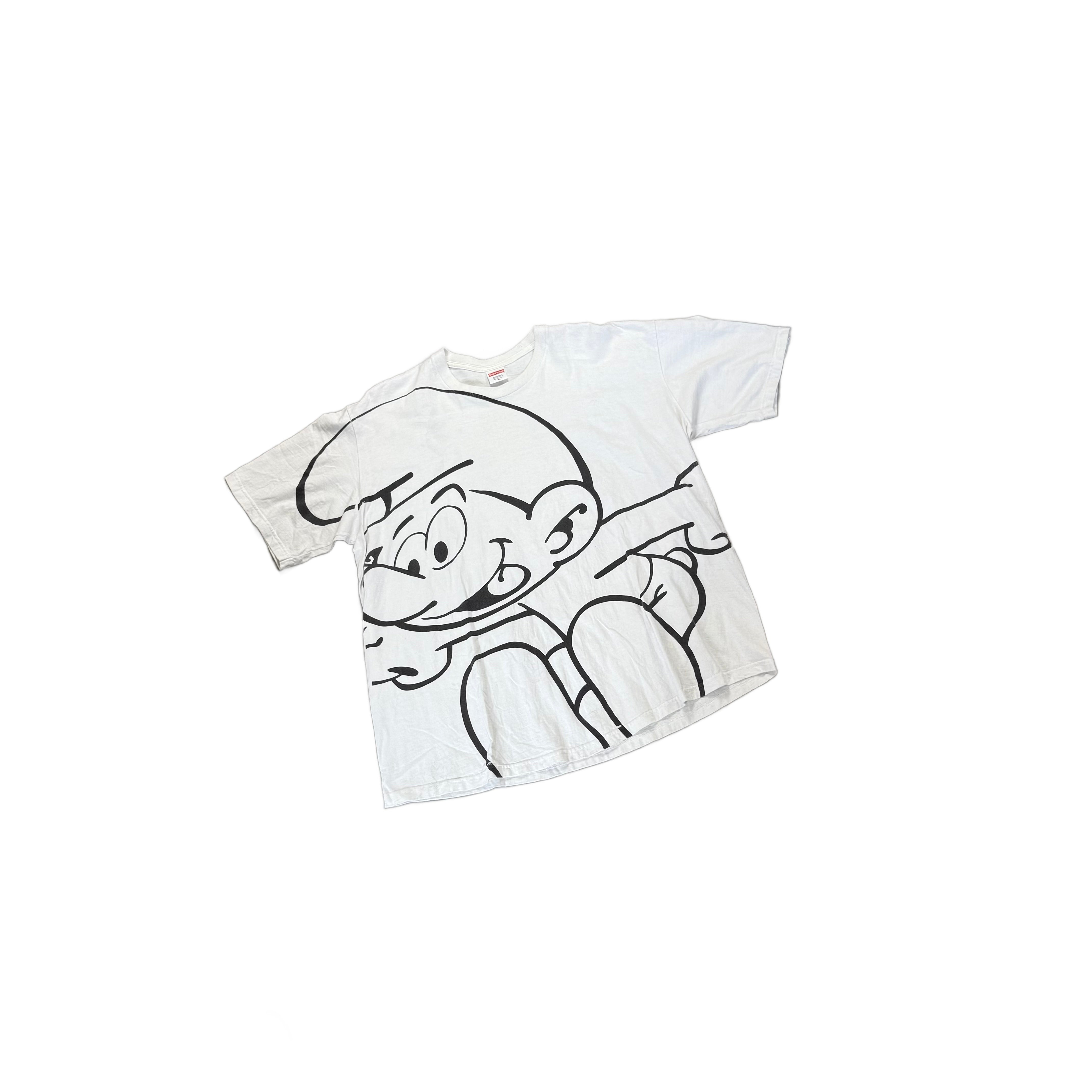 White Supreme Smurfs Tee - XL