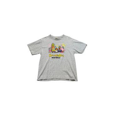 Grey A Bathing Ape (BAPE) x Spongebob Tee - XL