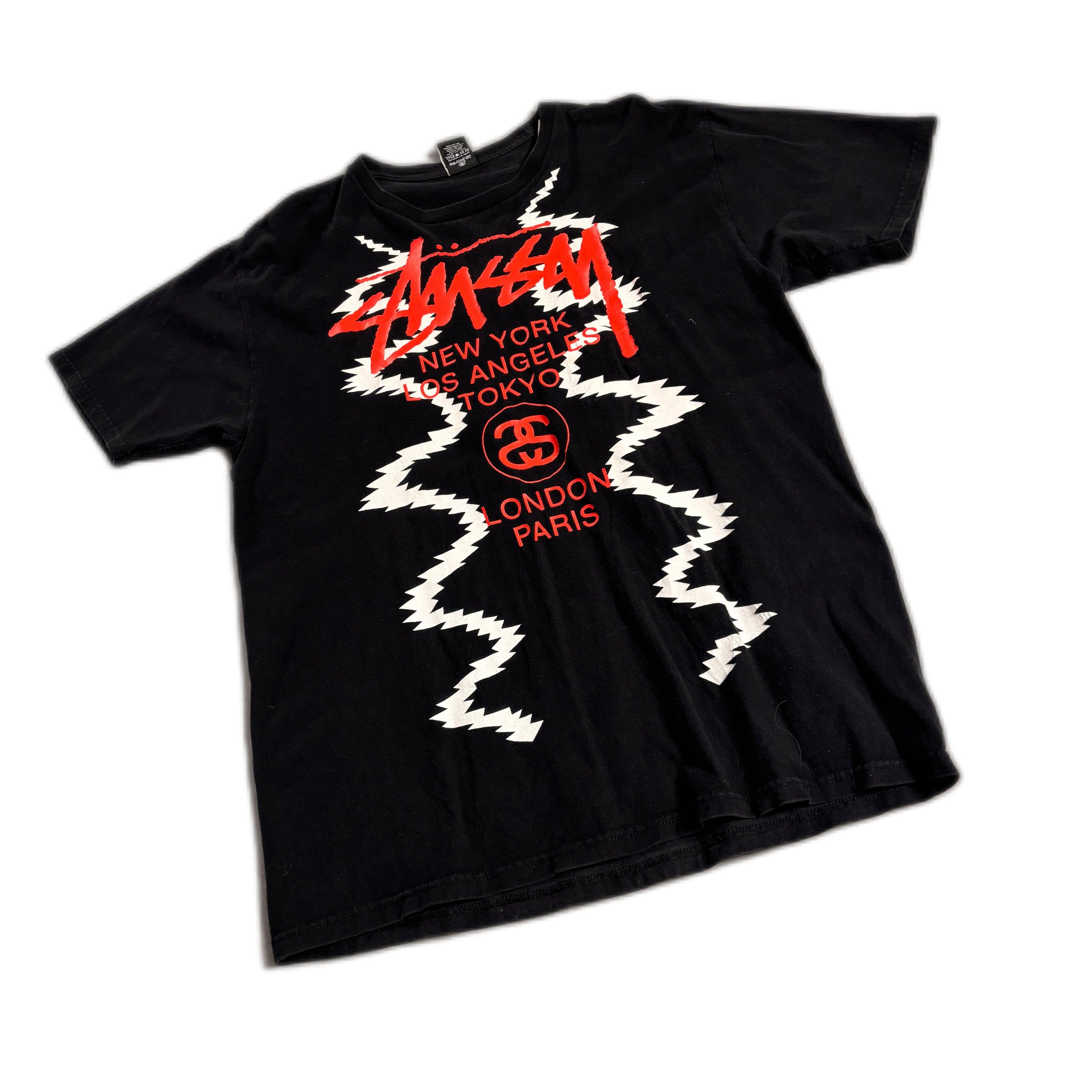 Black Stussy Tee - L