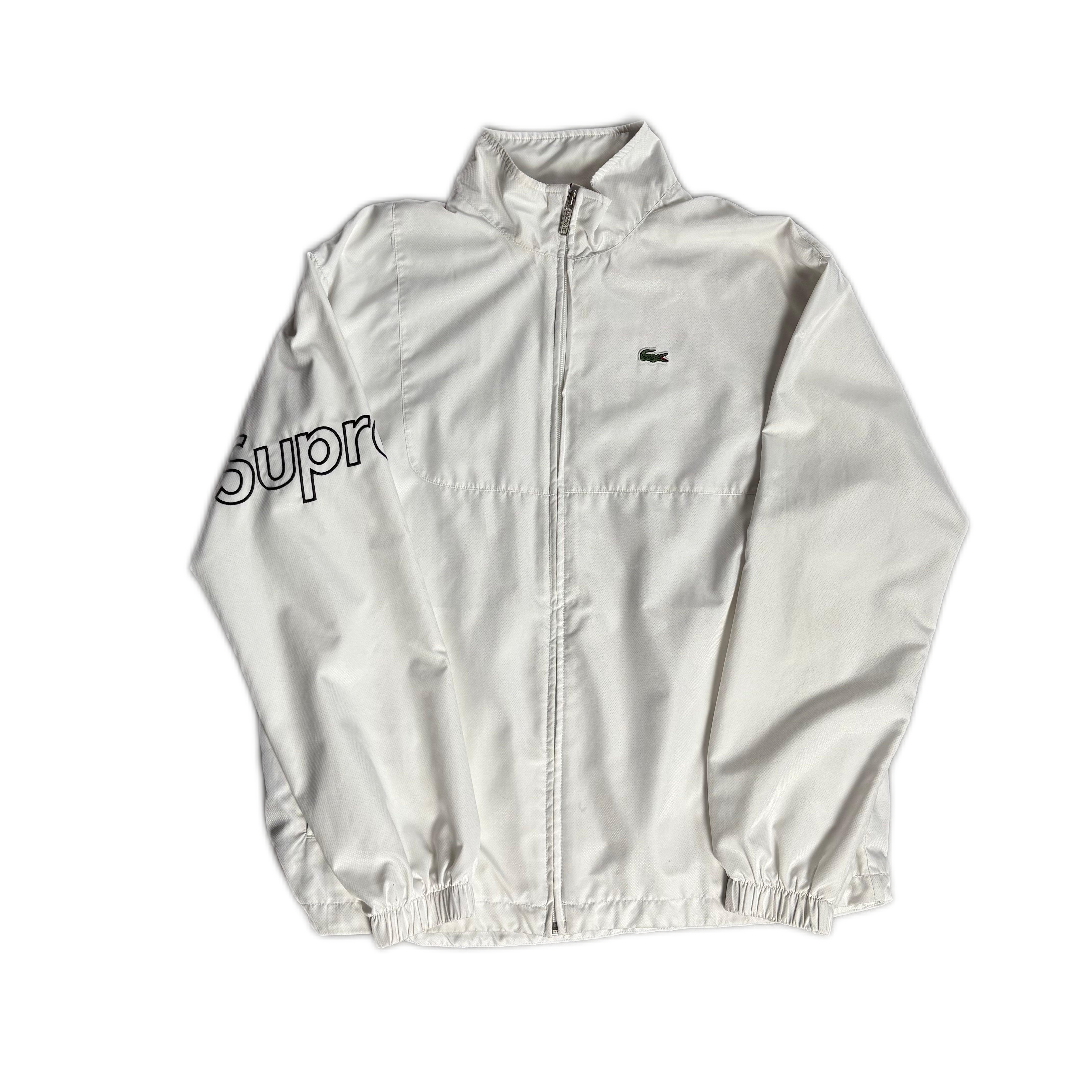 White Supreme x Lacoste Jacket - M