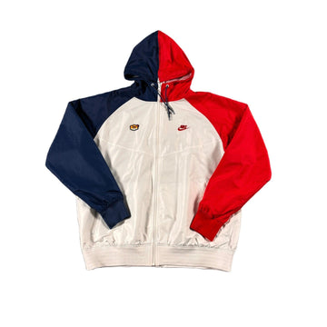 Vintage White, Red + Blue Nike TN Jacket - XL