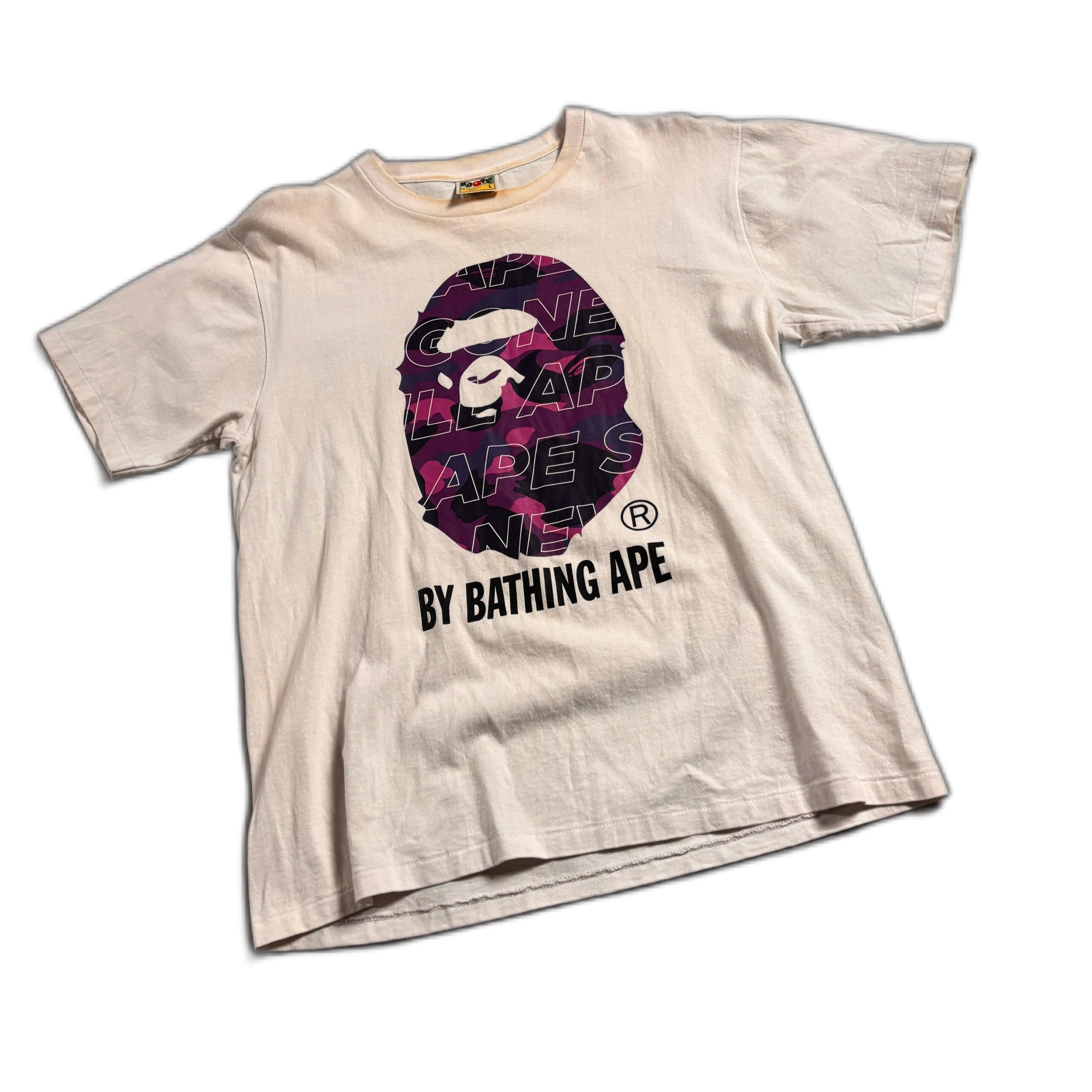 White A Bathing Ape (BAPE) Tee - L