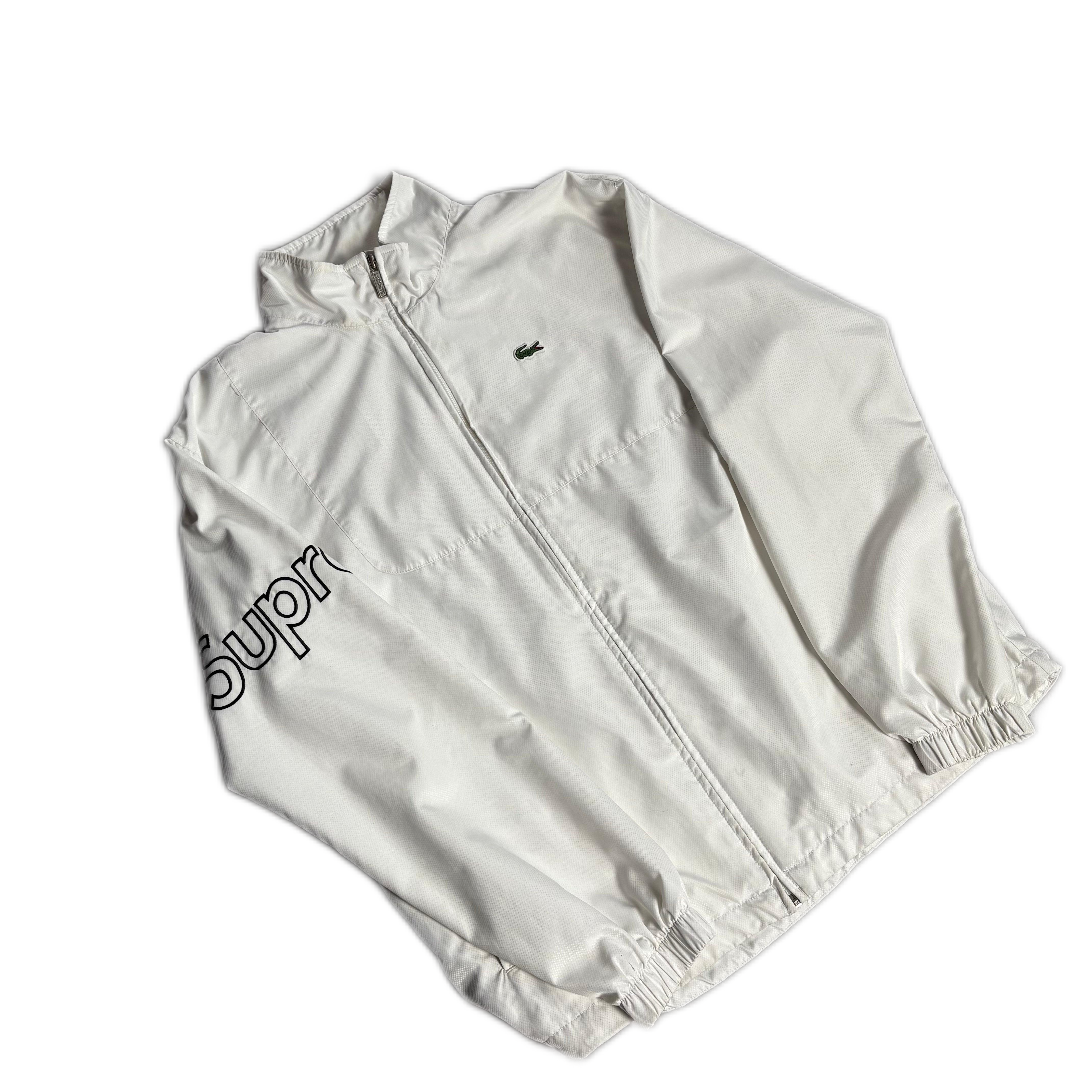 White Supreme x Lacoste Jacket - M