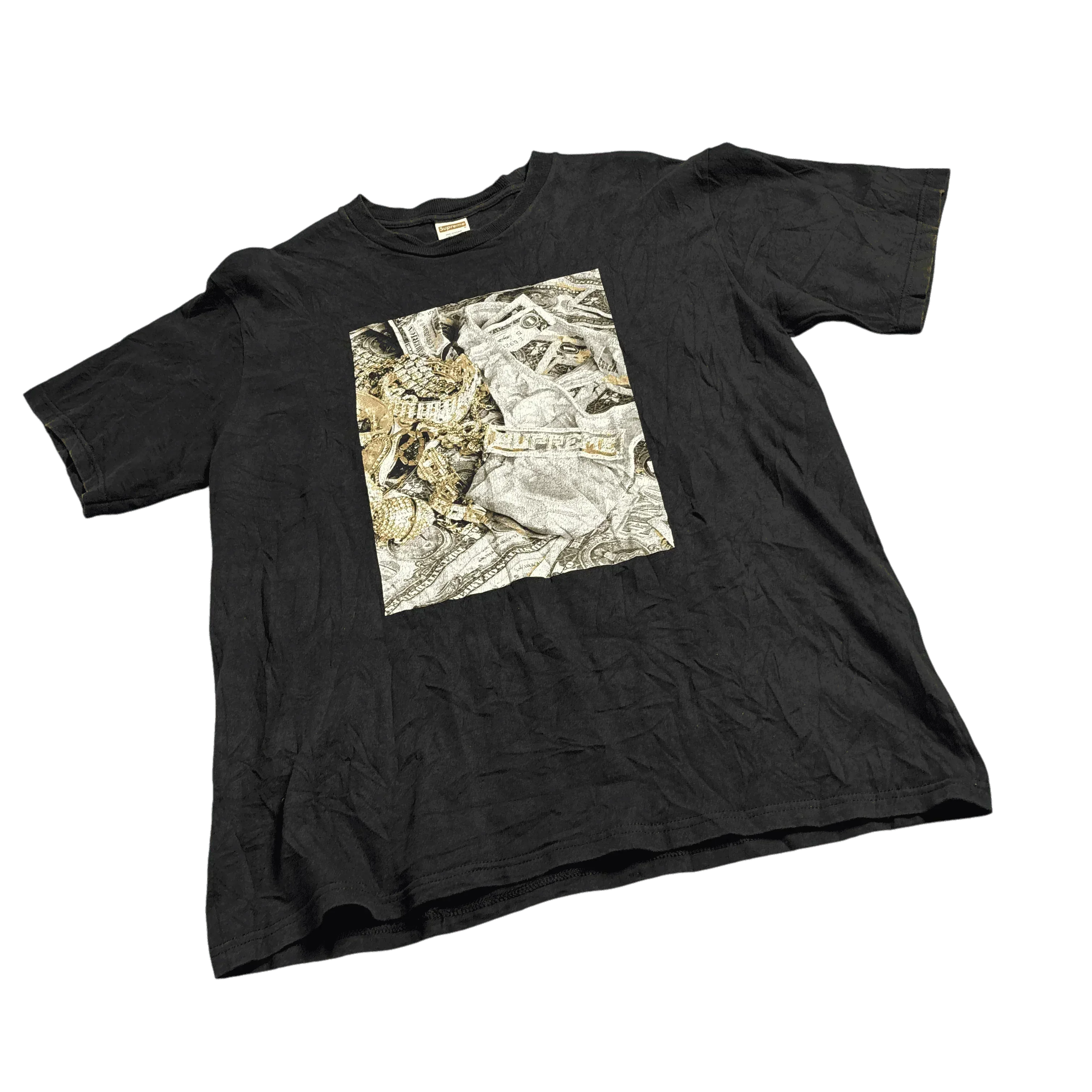 Black Supreme Tee - L