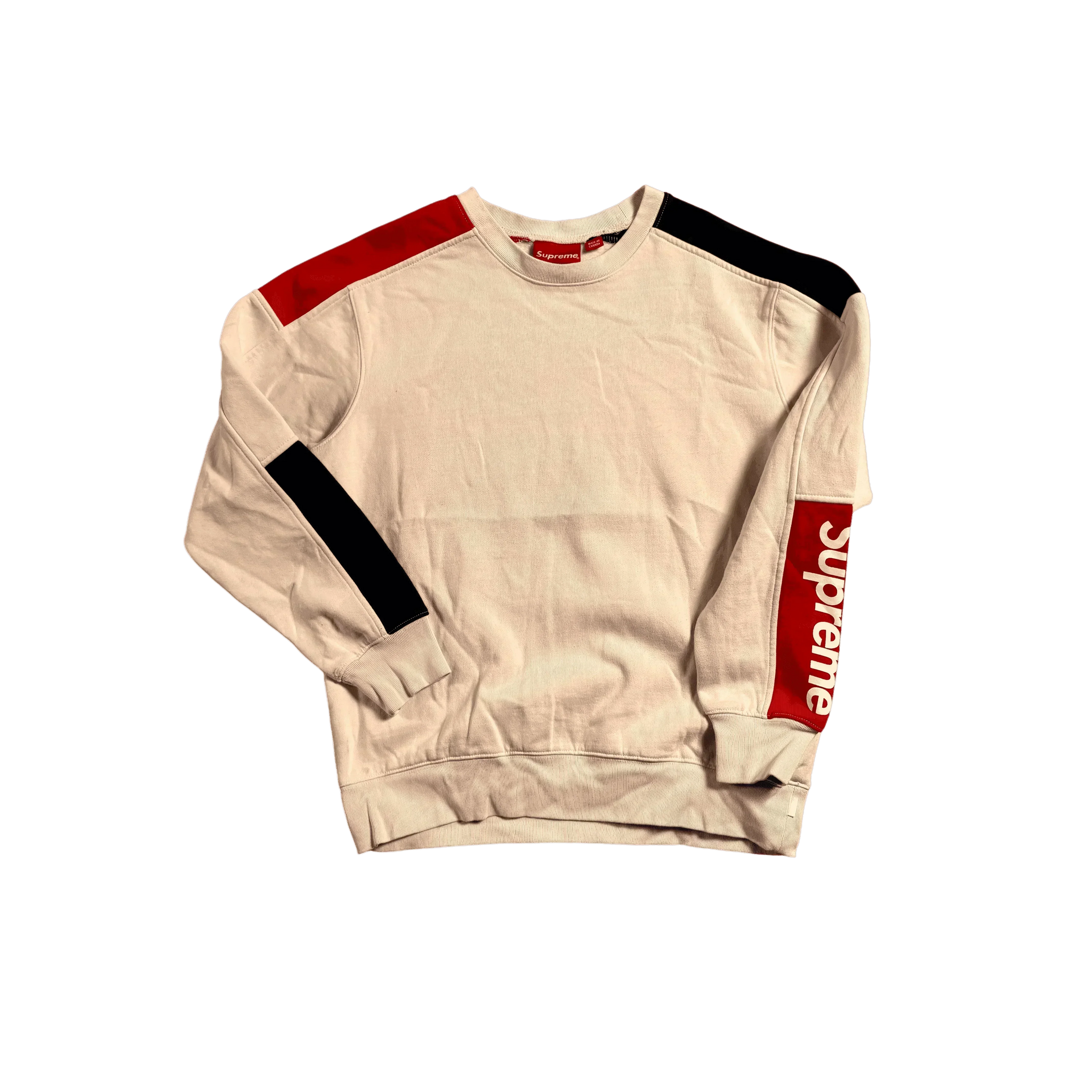 White Supreme Sweatshirt - L