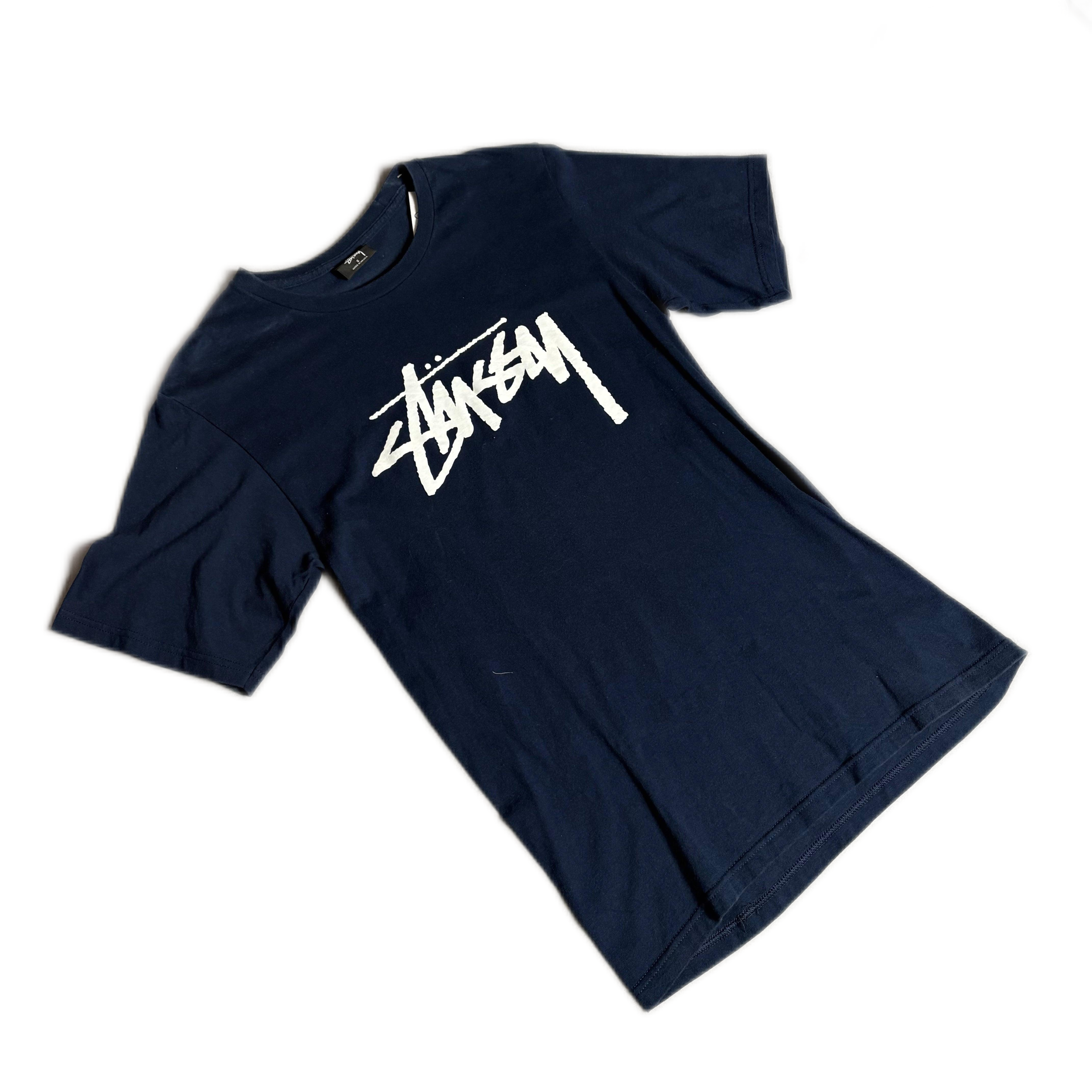 Navy Blue Stussy Tee - S