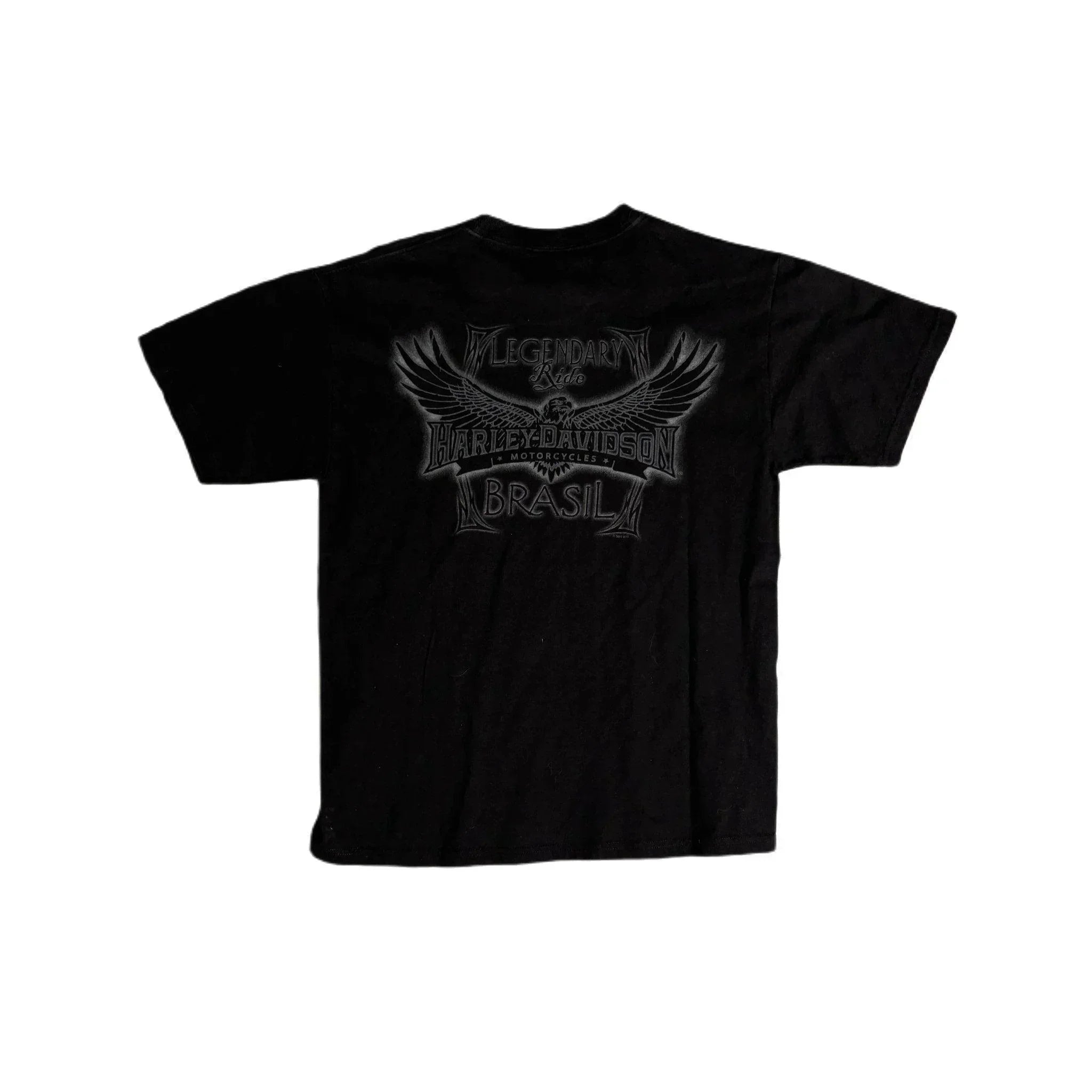 Vintage Black Harley Davidson Tee - M