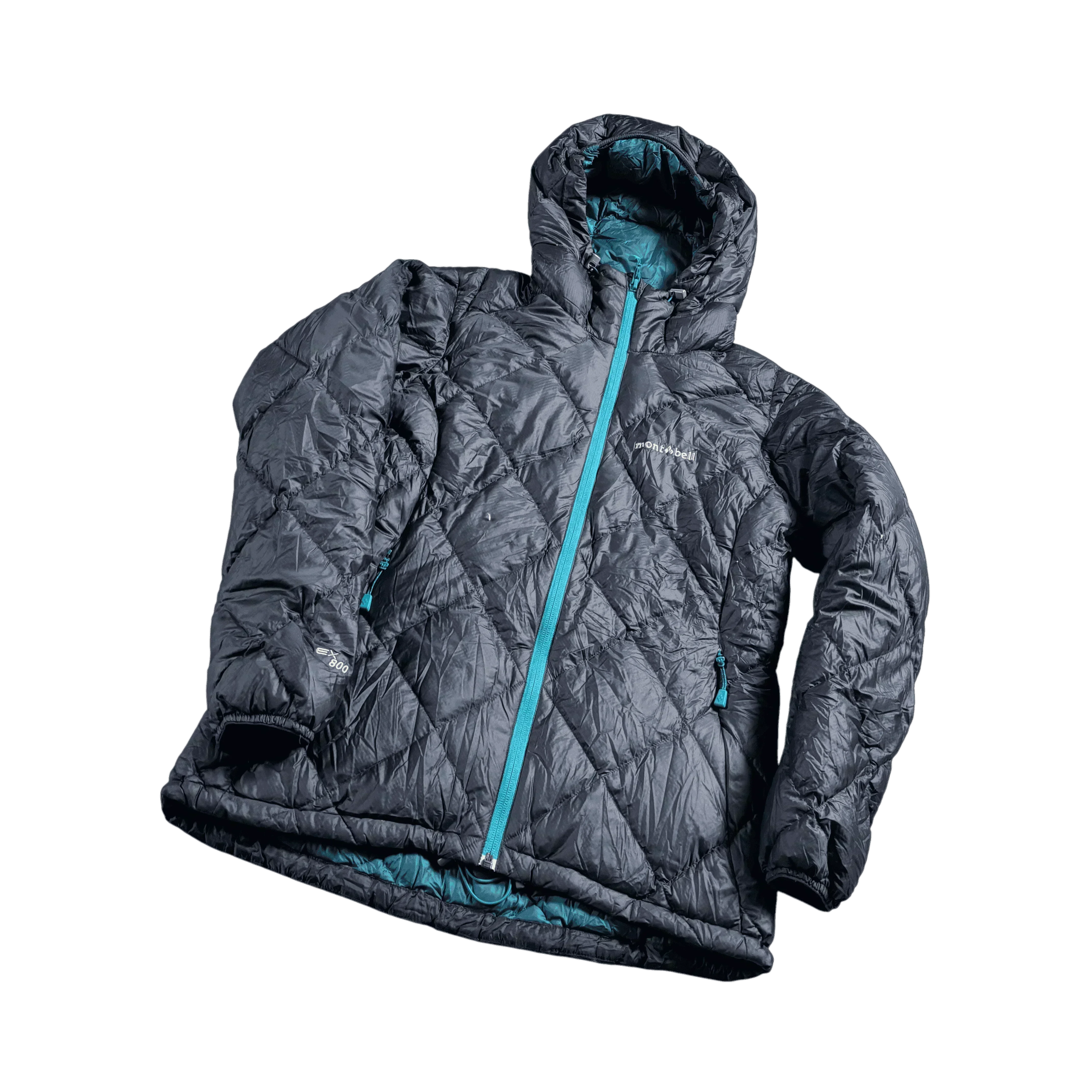 Blue Montbell Puffer Coat - M