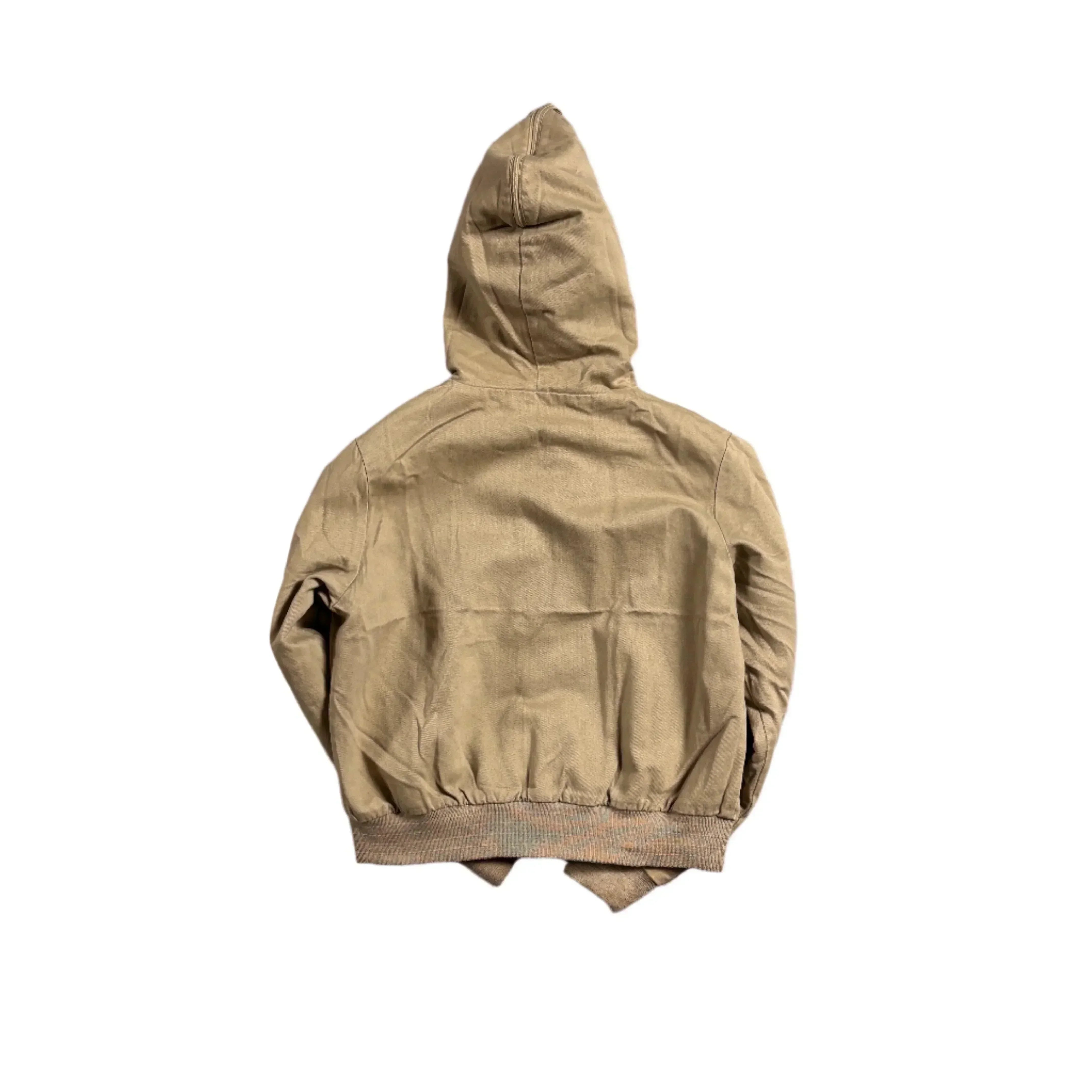 Women’s Vintage Green + Beige Stussy Reversible Jacket - S