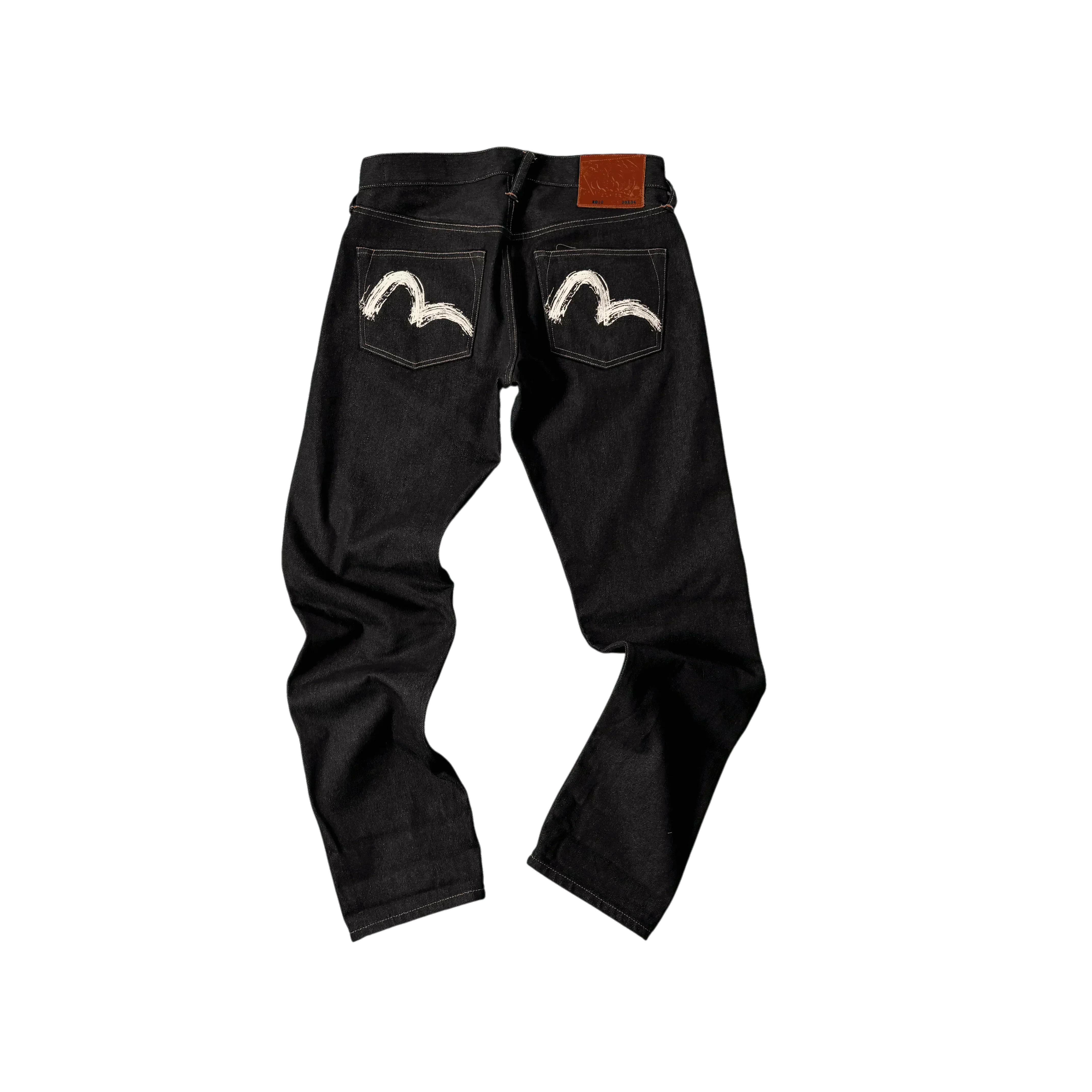 Black Evisu Jeans - 32 x 34