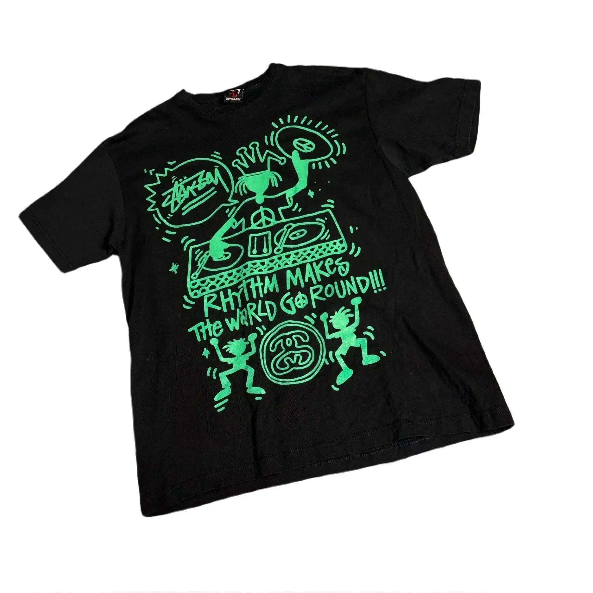 Black Stussy Tee - L