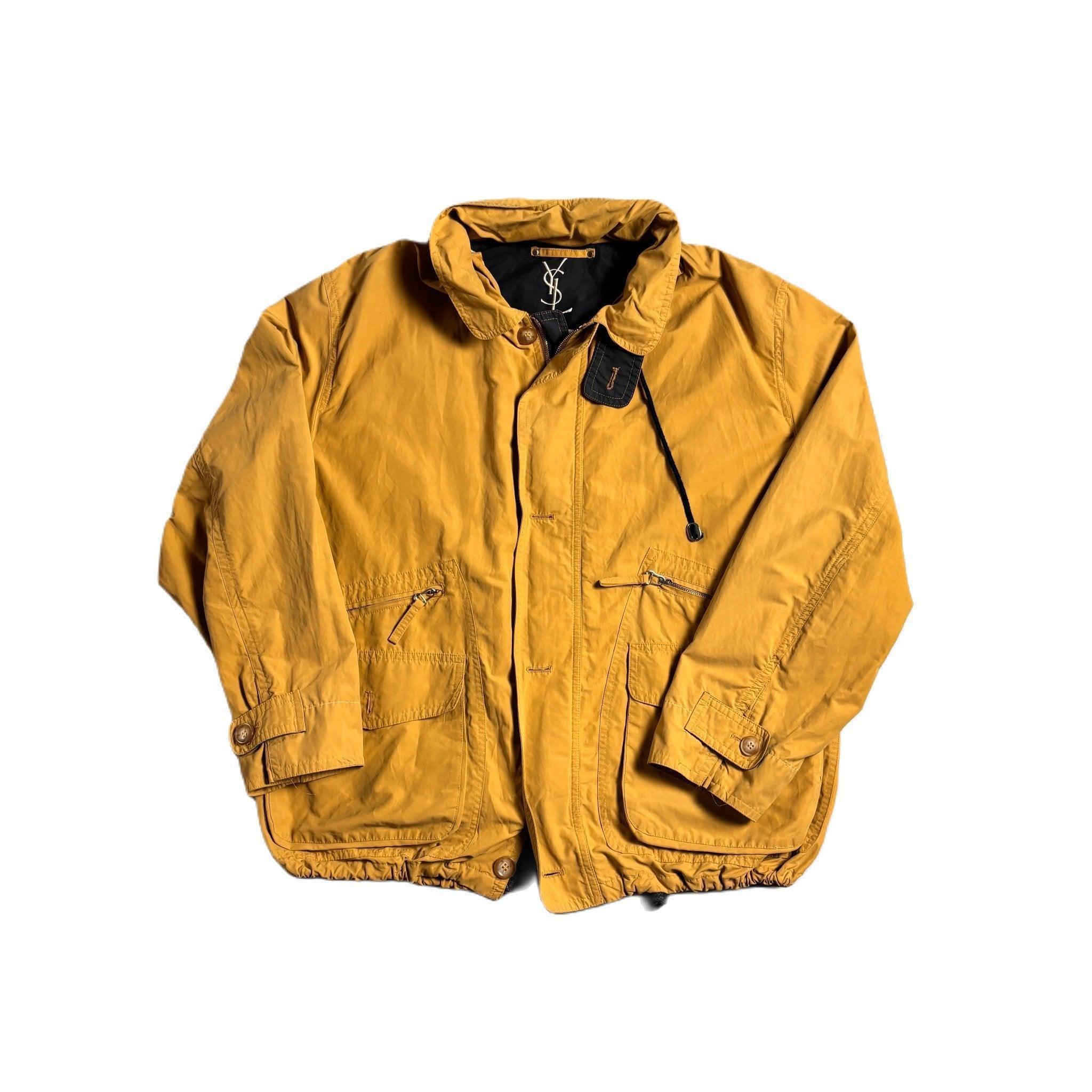Vintage 90s Yellow Yves Saint Laurent (YSL) Jacket - XL